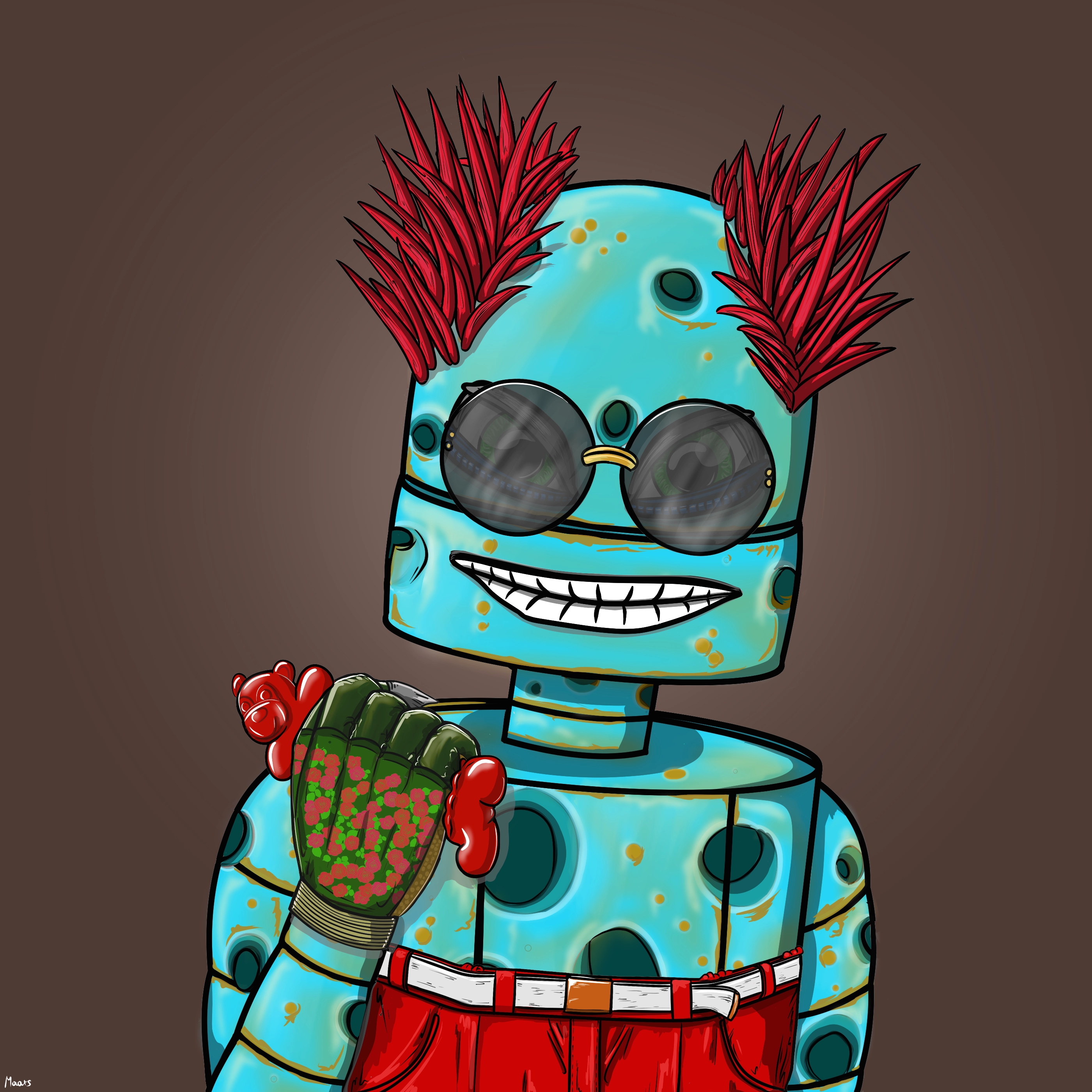 Mental Marvin #1834 NFT on Algorand