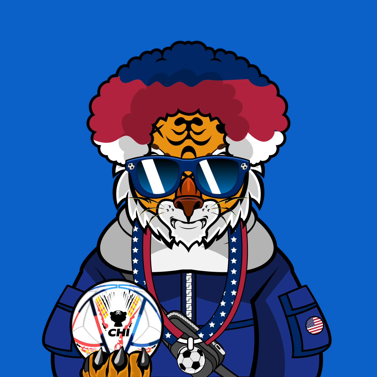 Football TigerChi #1277 NFT on Algorand