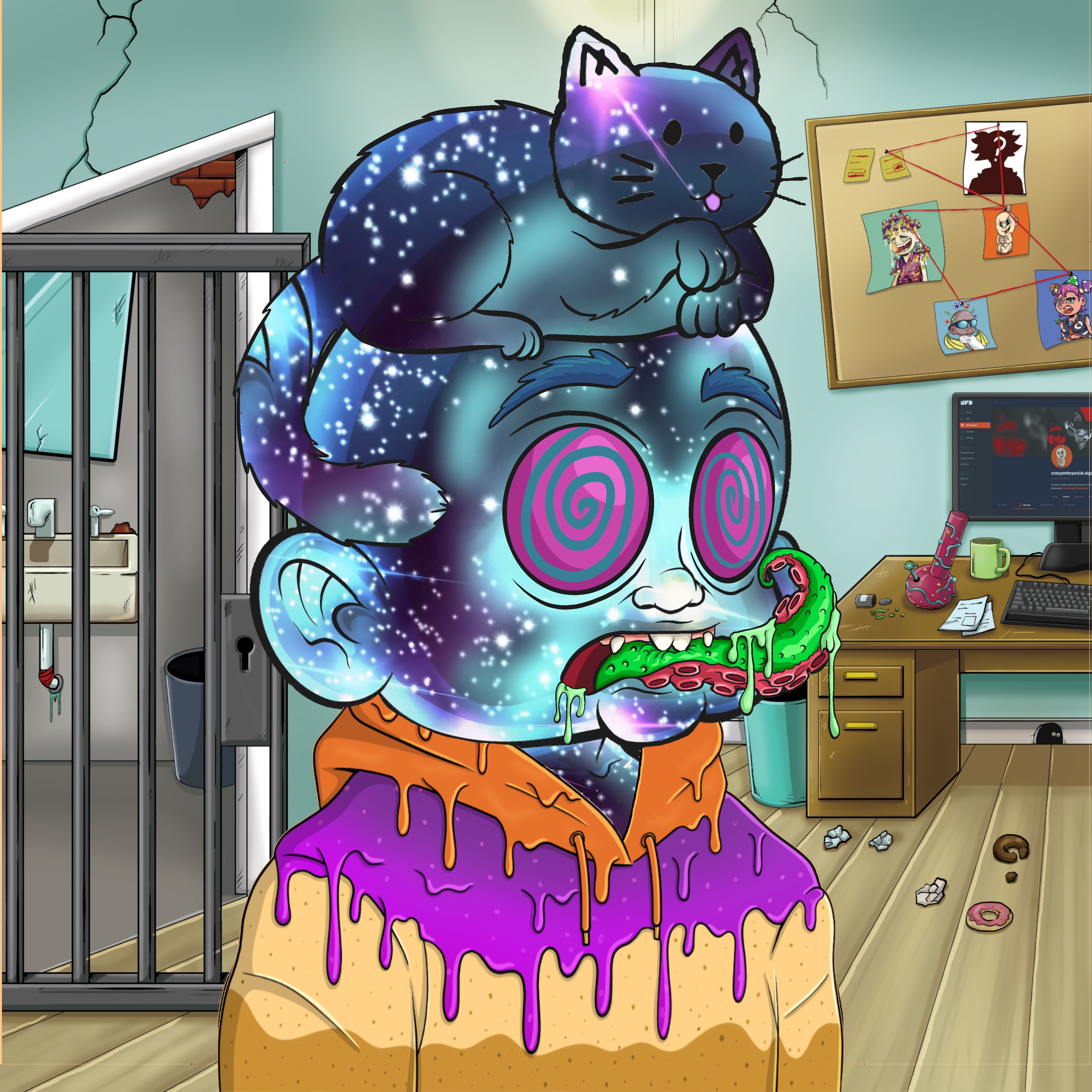 CRAZY COP #6030 NFT on Algorand