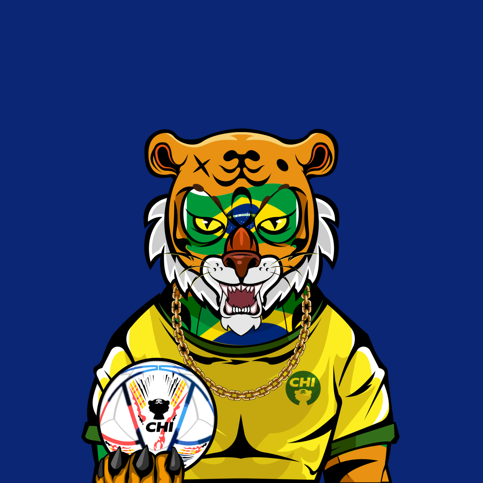 Football TigerChi #1144 NFT on Algorand