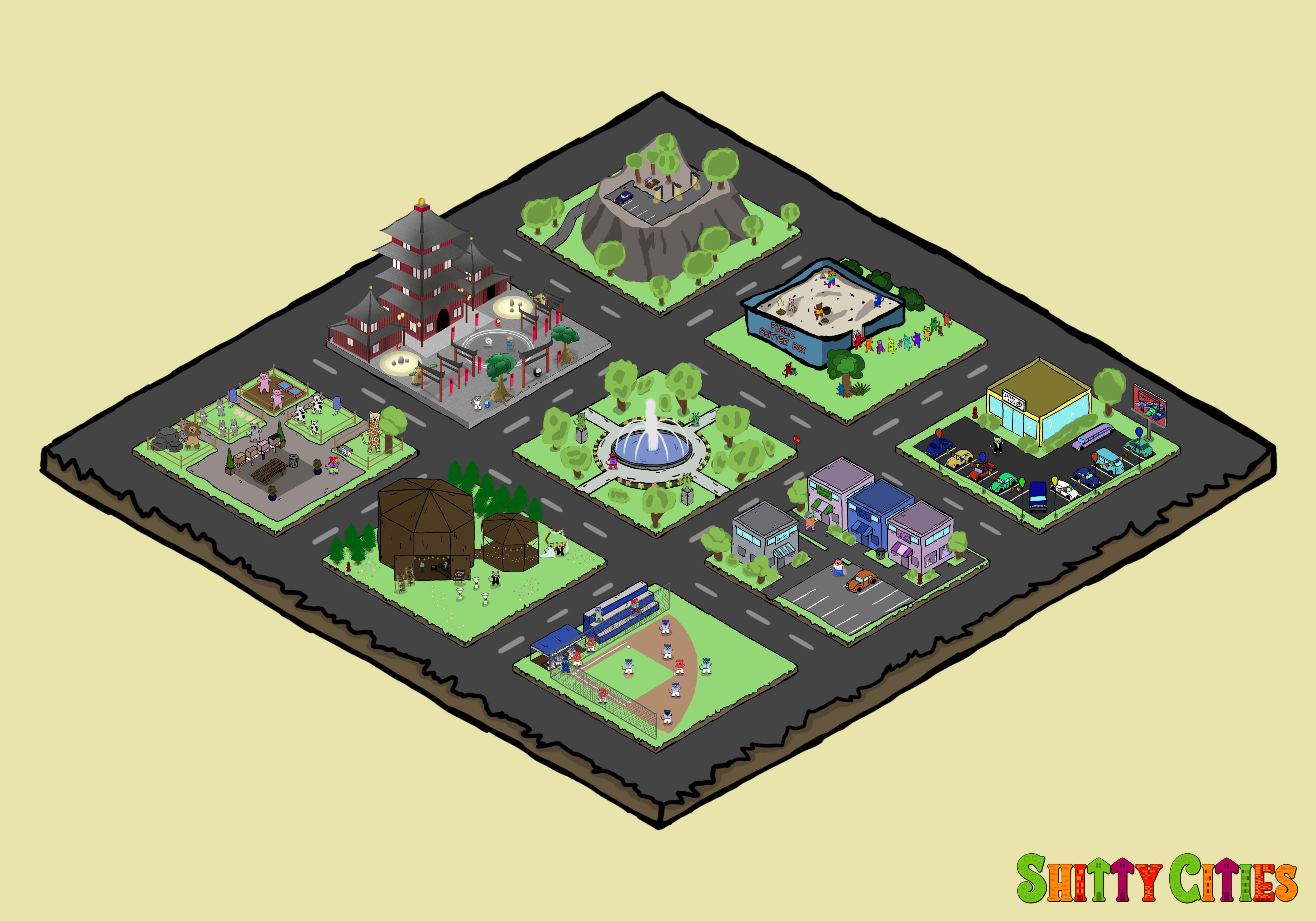 Shitty City #175 NFT on Algorand