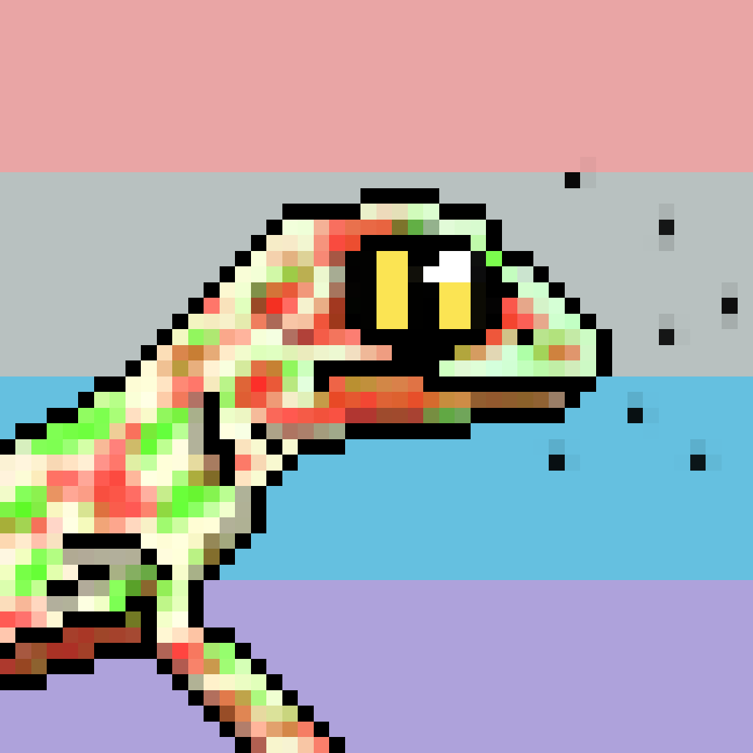 Pixel Geko: #0216 NFT on Algorand