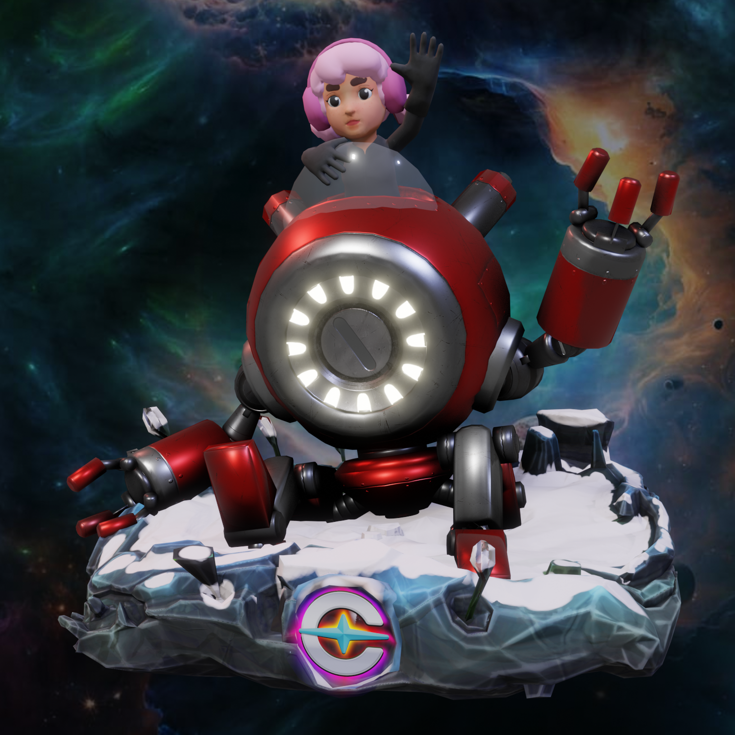 Red Chroma Cybi icon