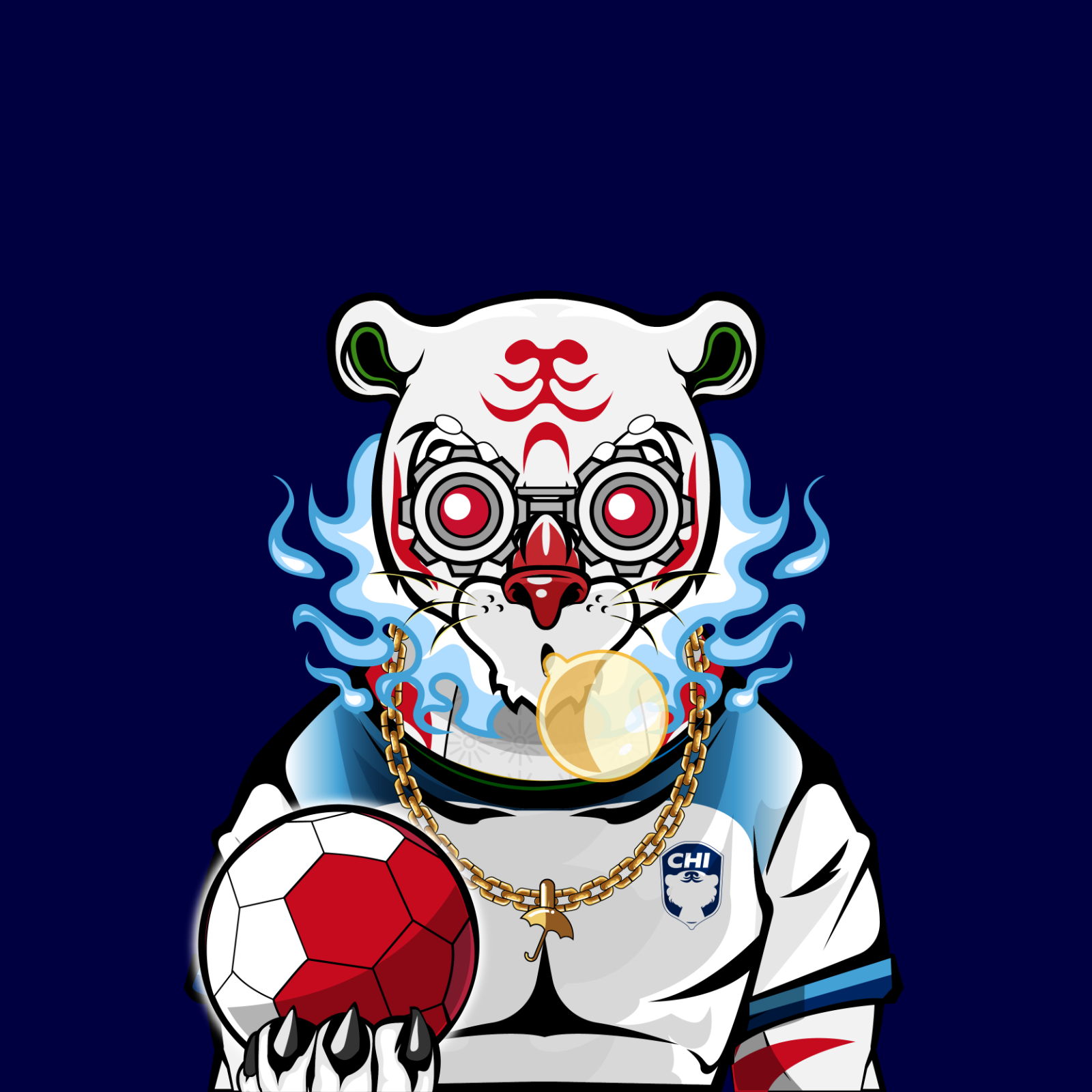 Football TigerChi #0858 NFT on Algorand