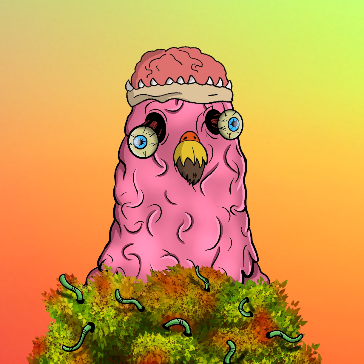 Mutant Ghetto Pigeon #484 NFT on Algorand