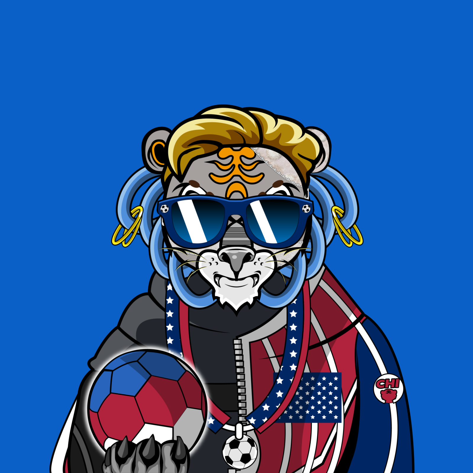 Football TigerChi #0998 NFT on Algorand