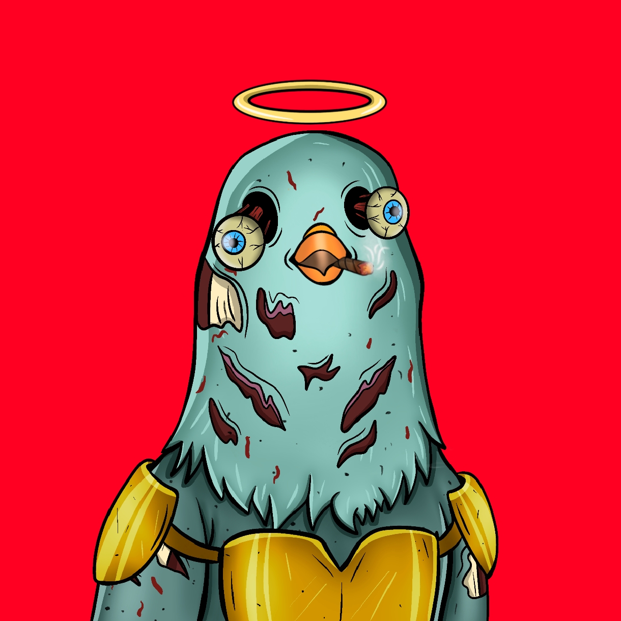 Mutant Ghetto Pigeon #448 NFT on Algorand