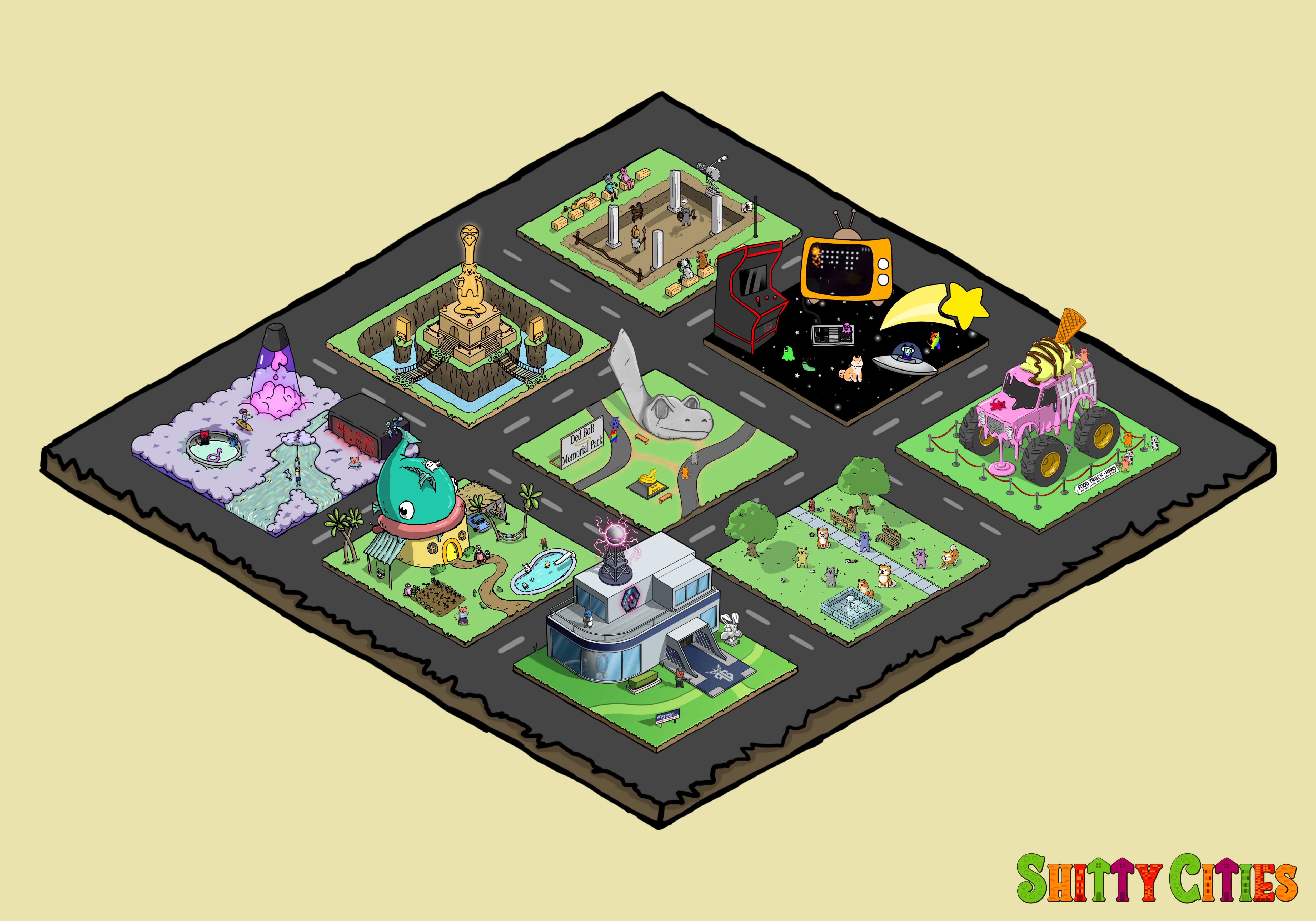 Shitty City #99 NFT on Algorand