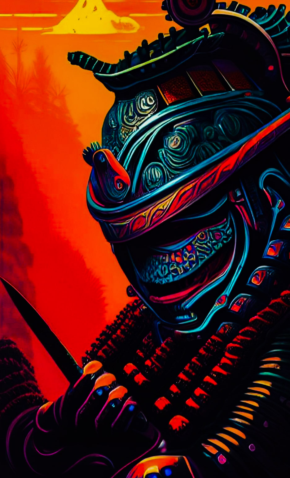 Psychedelic Samurai 17 NFT on Algorand