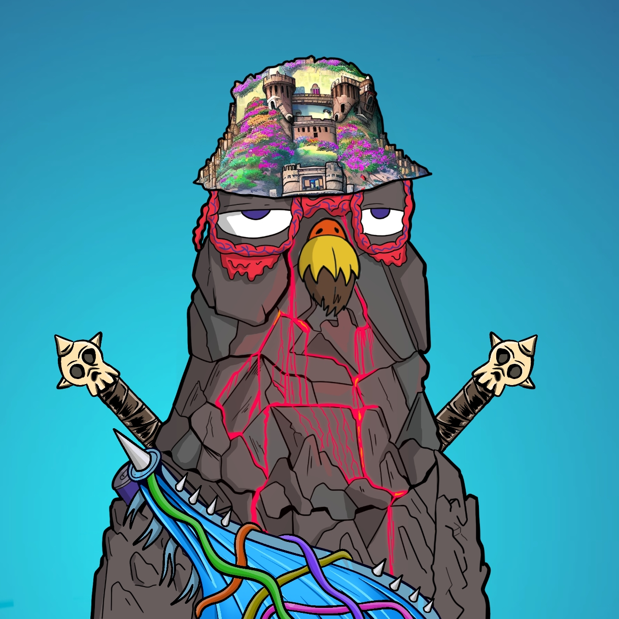 Mutant Ghetto Pigeon #135 NFT on Algorand