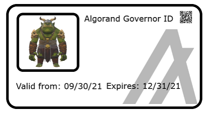 Algorand Governor #4