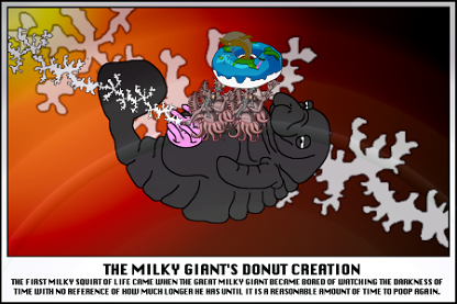 The Milky Giant's Donut Creation