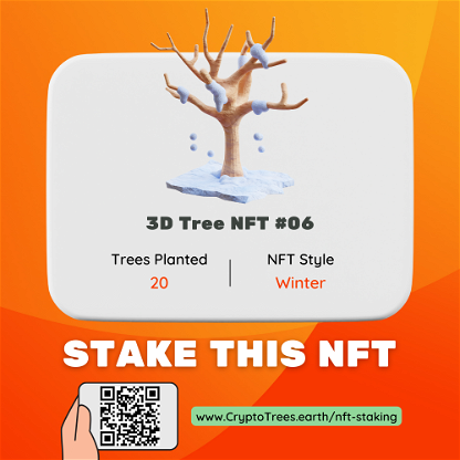 3D Tree NFT #06 - CryptoTrees