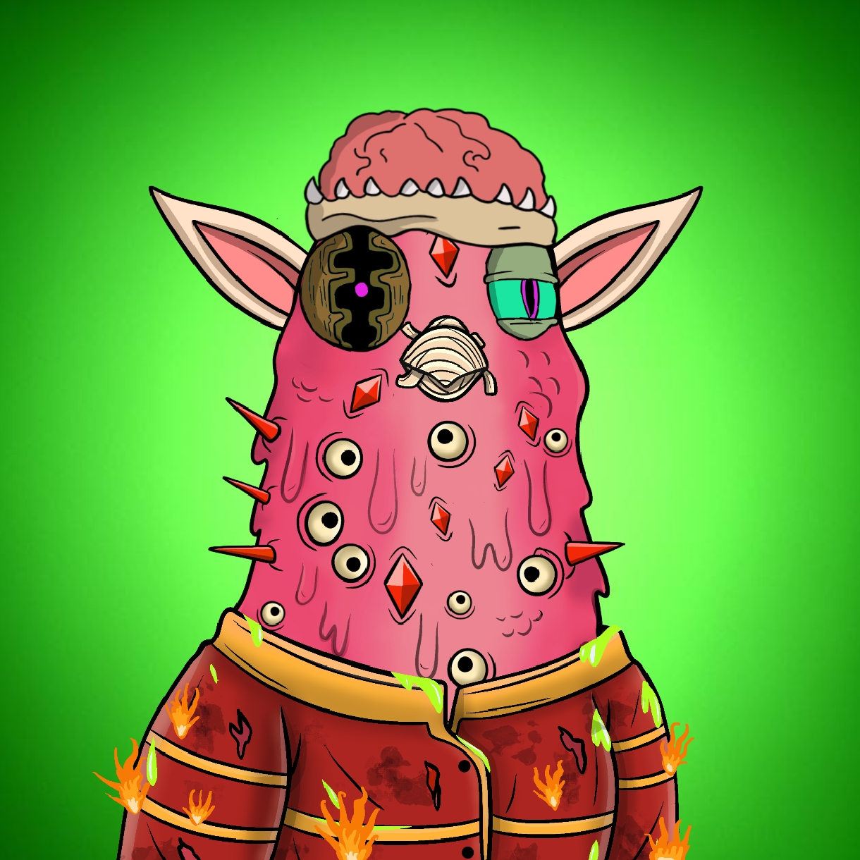 Mutant Ghetto Pigeon #267 NFT on Algorand