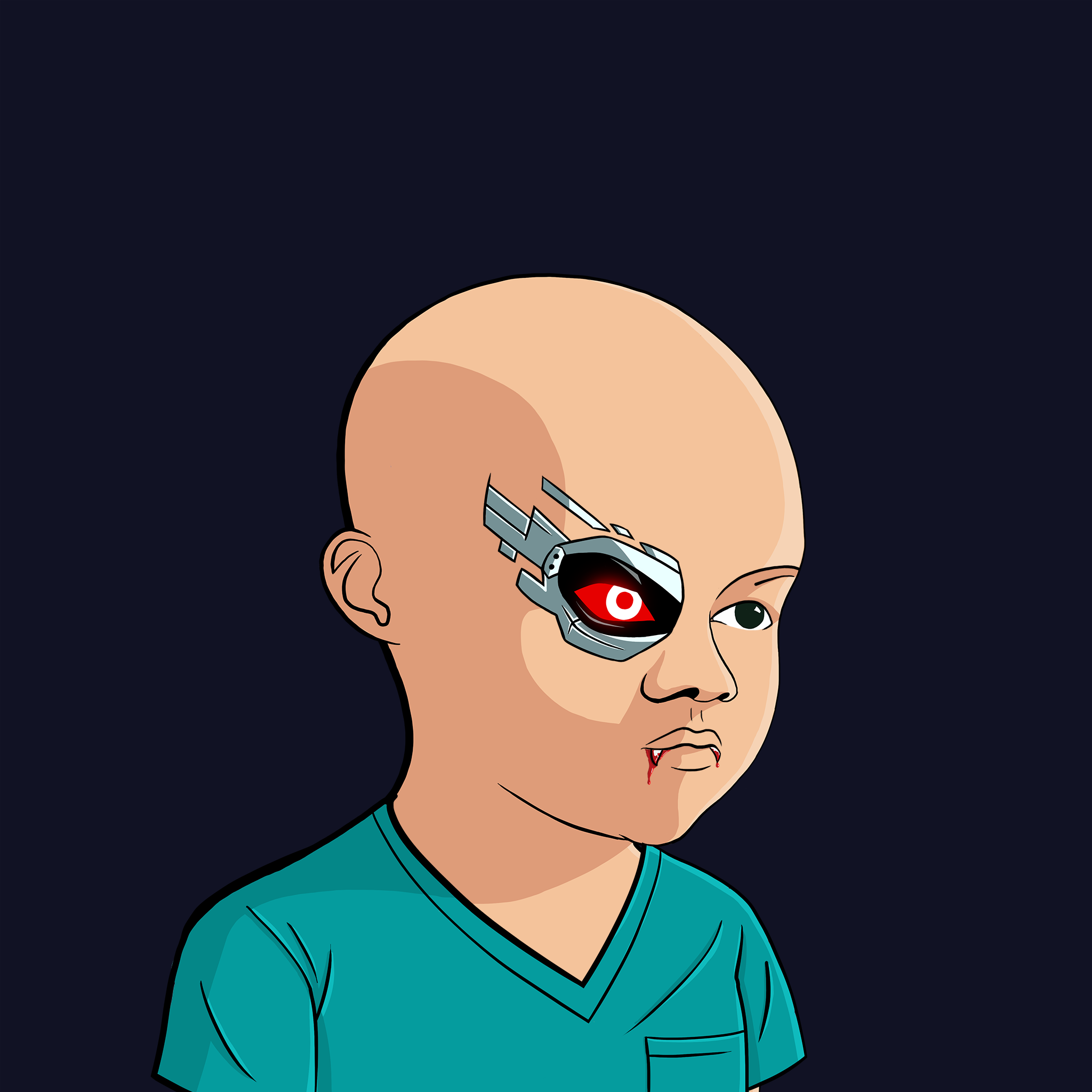 Bald Head #1514 NFT on Algorand