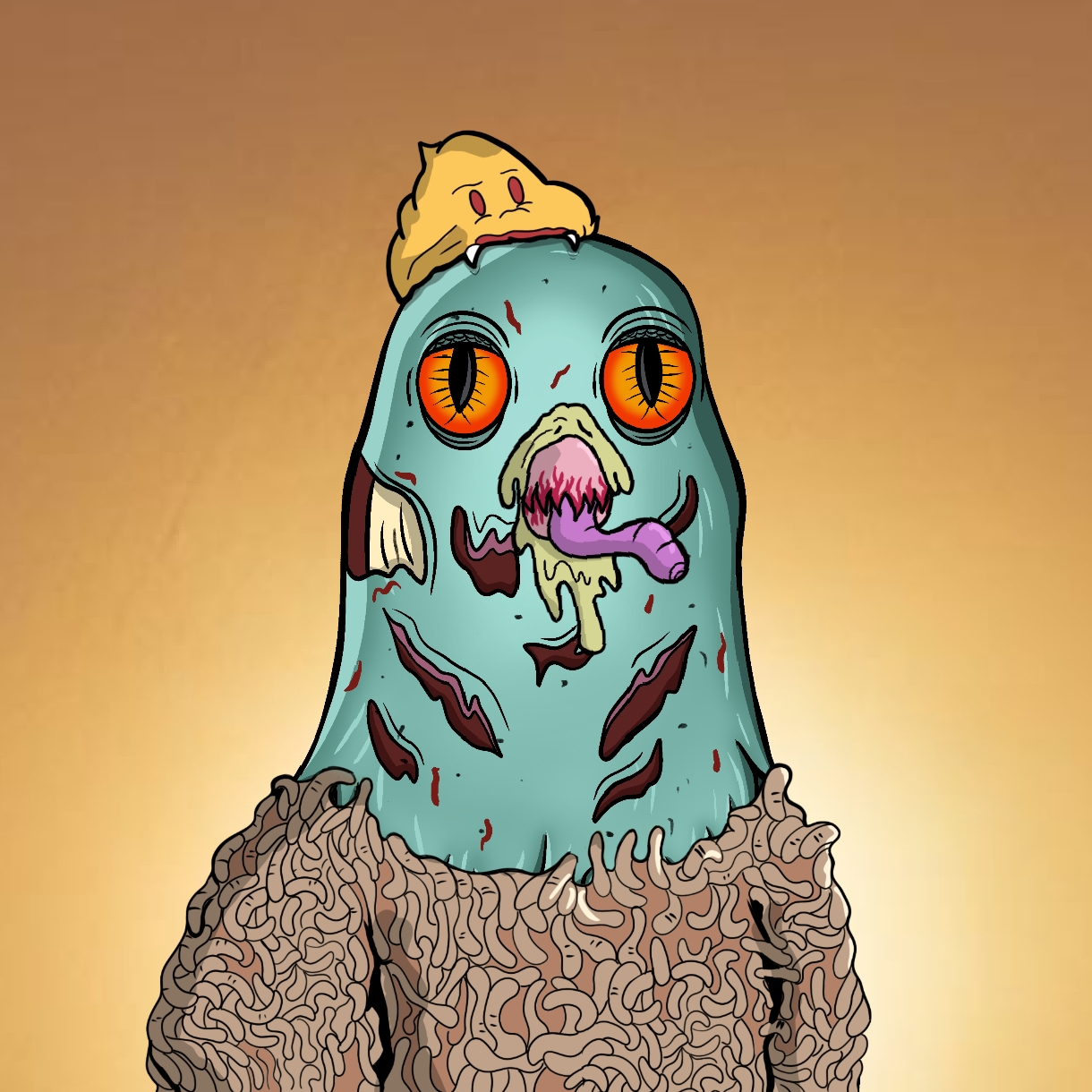 Mutant Ghetto Pigeon #272 NFT on Algorand