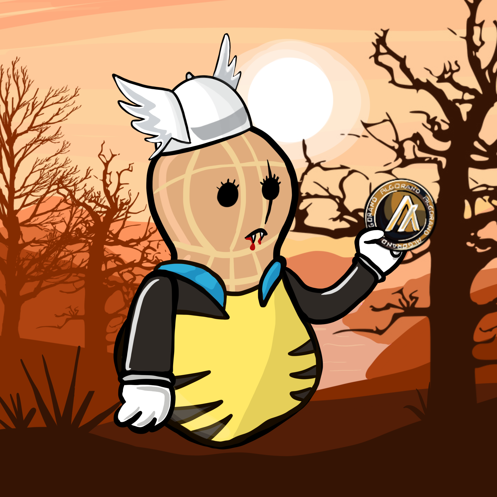 Dope Peanut Society #823 NFT on Algorand