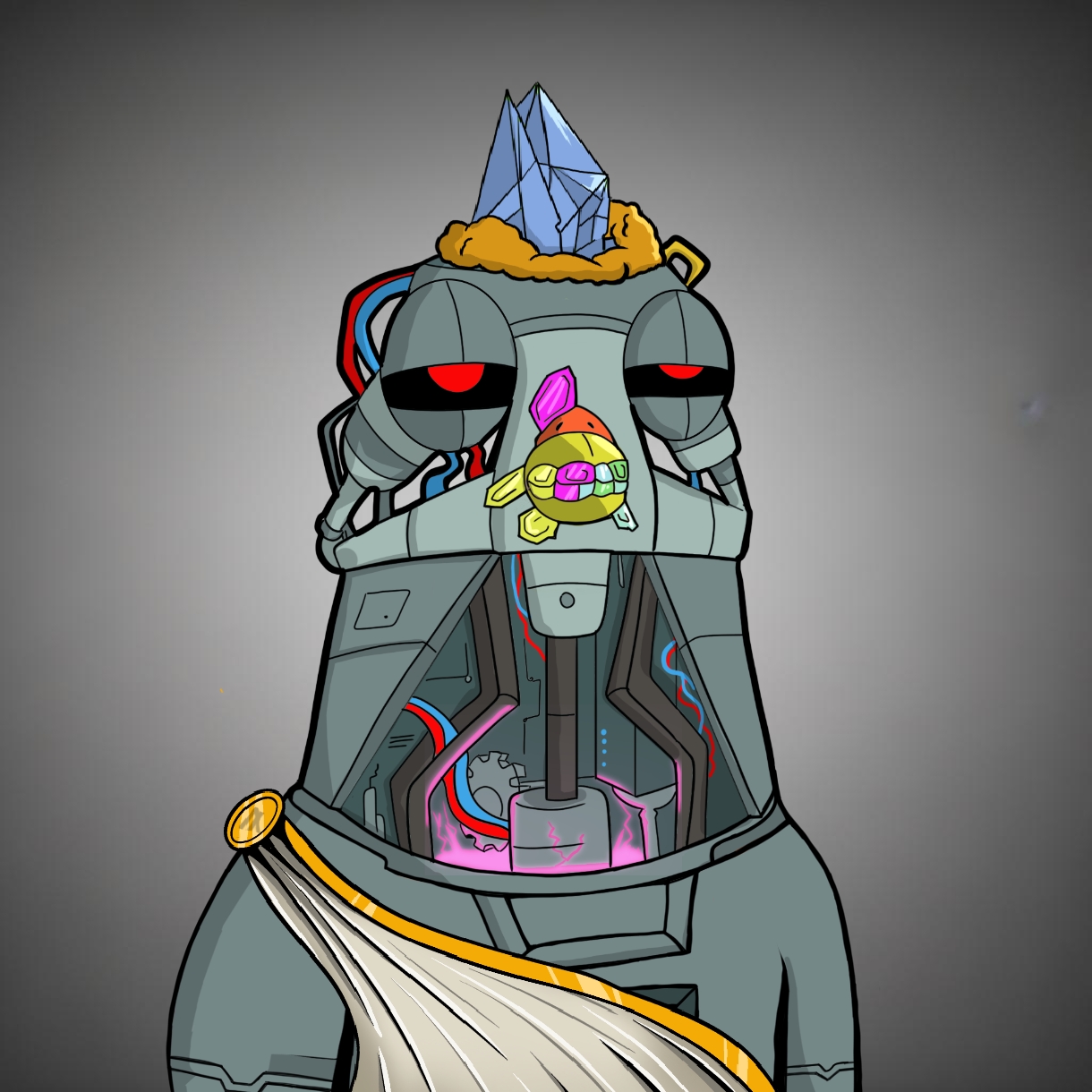 Mutant Ghetto Pigeon #321 NFT on Algorand