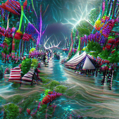 Electric ocean NFT on Algorand