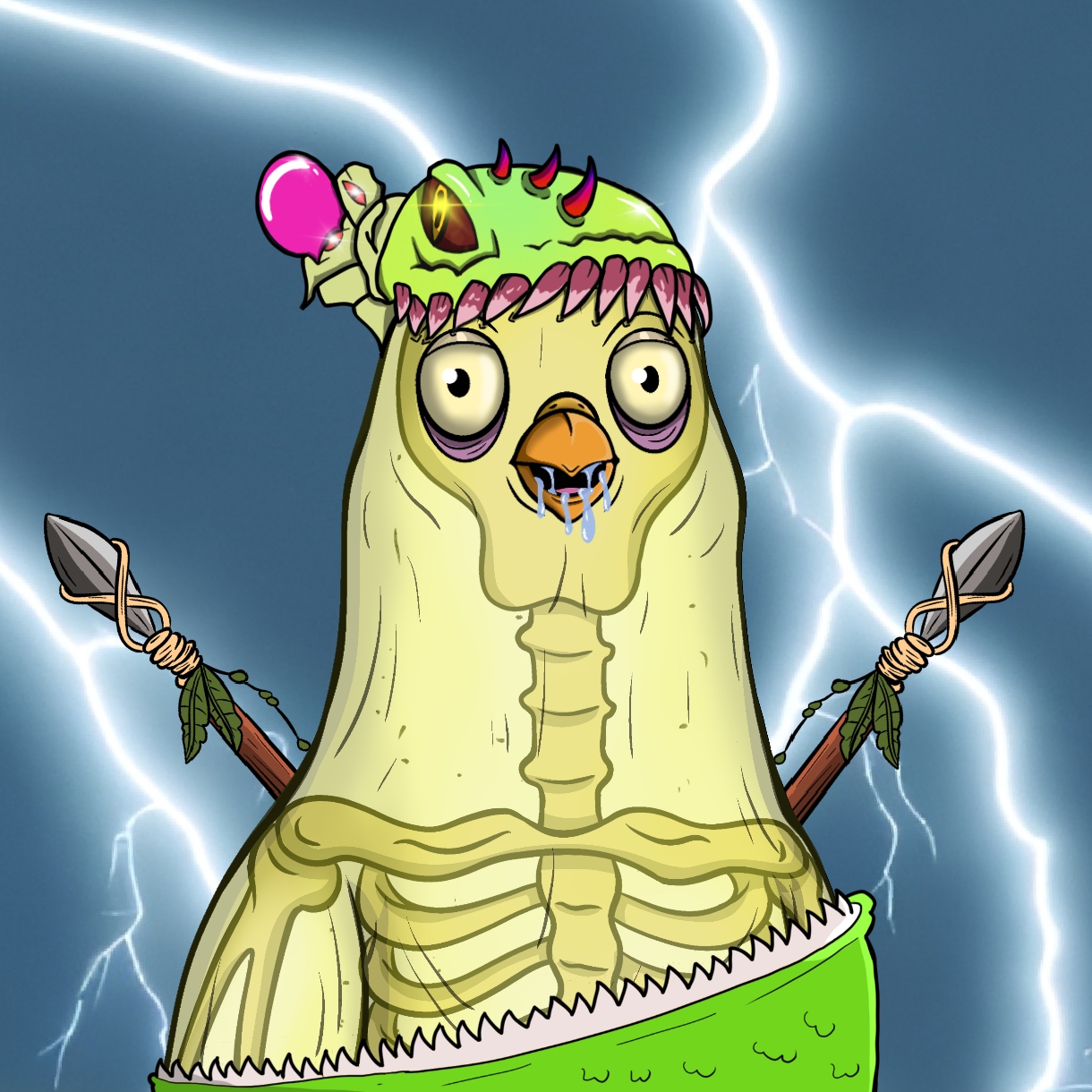 Mutant Ghetto Pigeon #274 NFT on Algorand