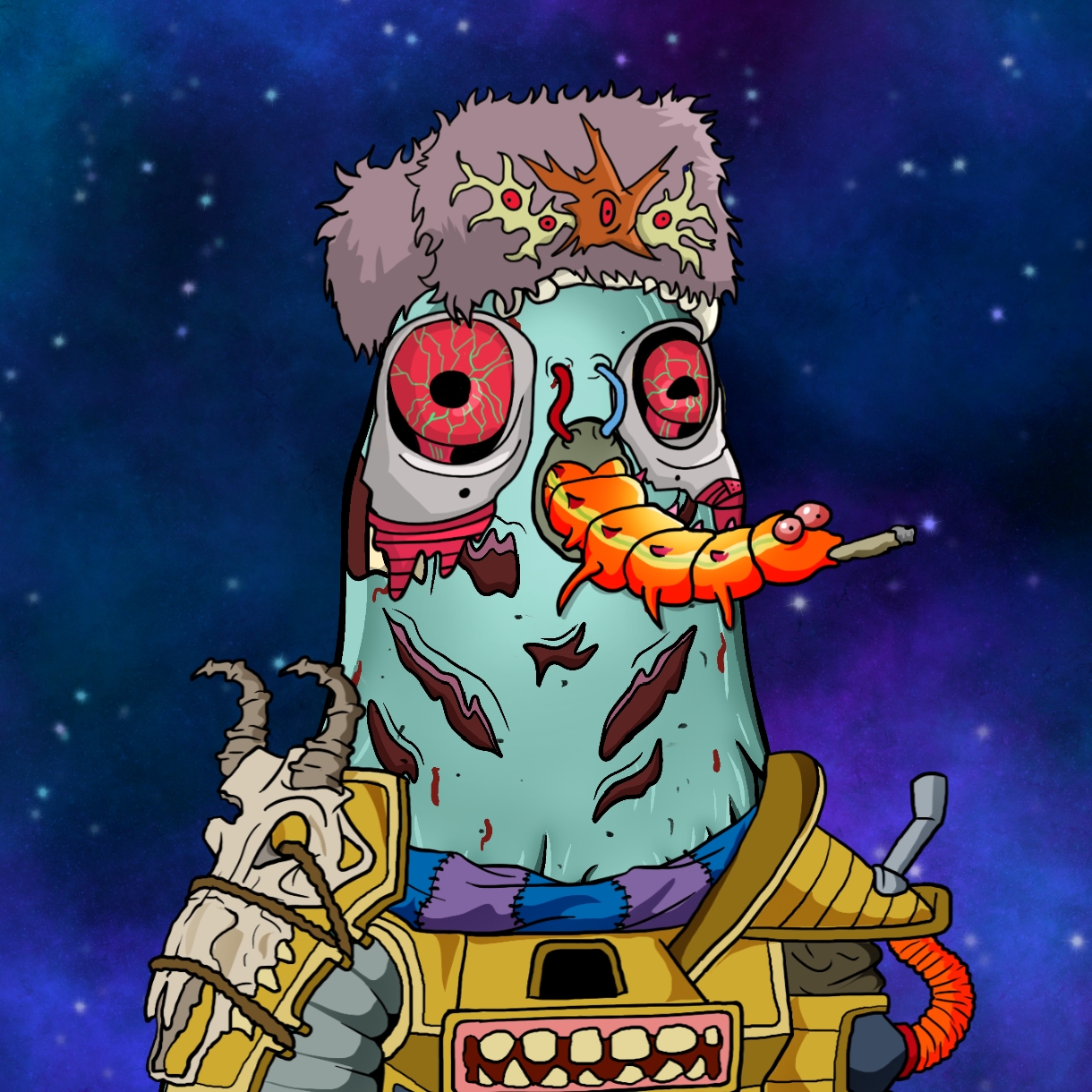 Mutant Ghetto Pigeon #604 NFT on Algorand