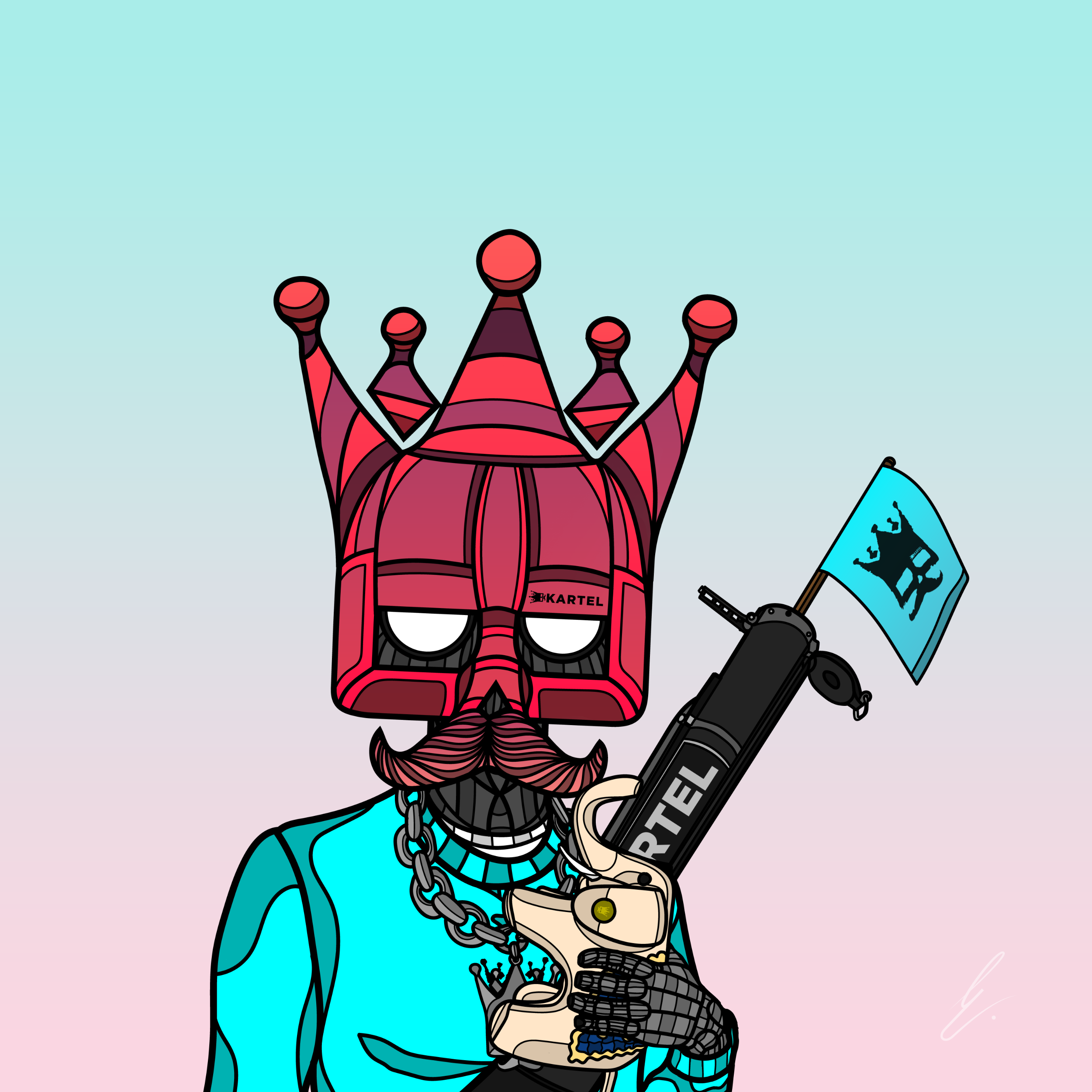 B-KARTEL: SQUADDIES #2012 NFT on Algorand