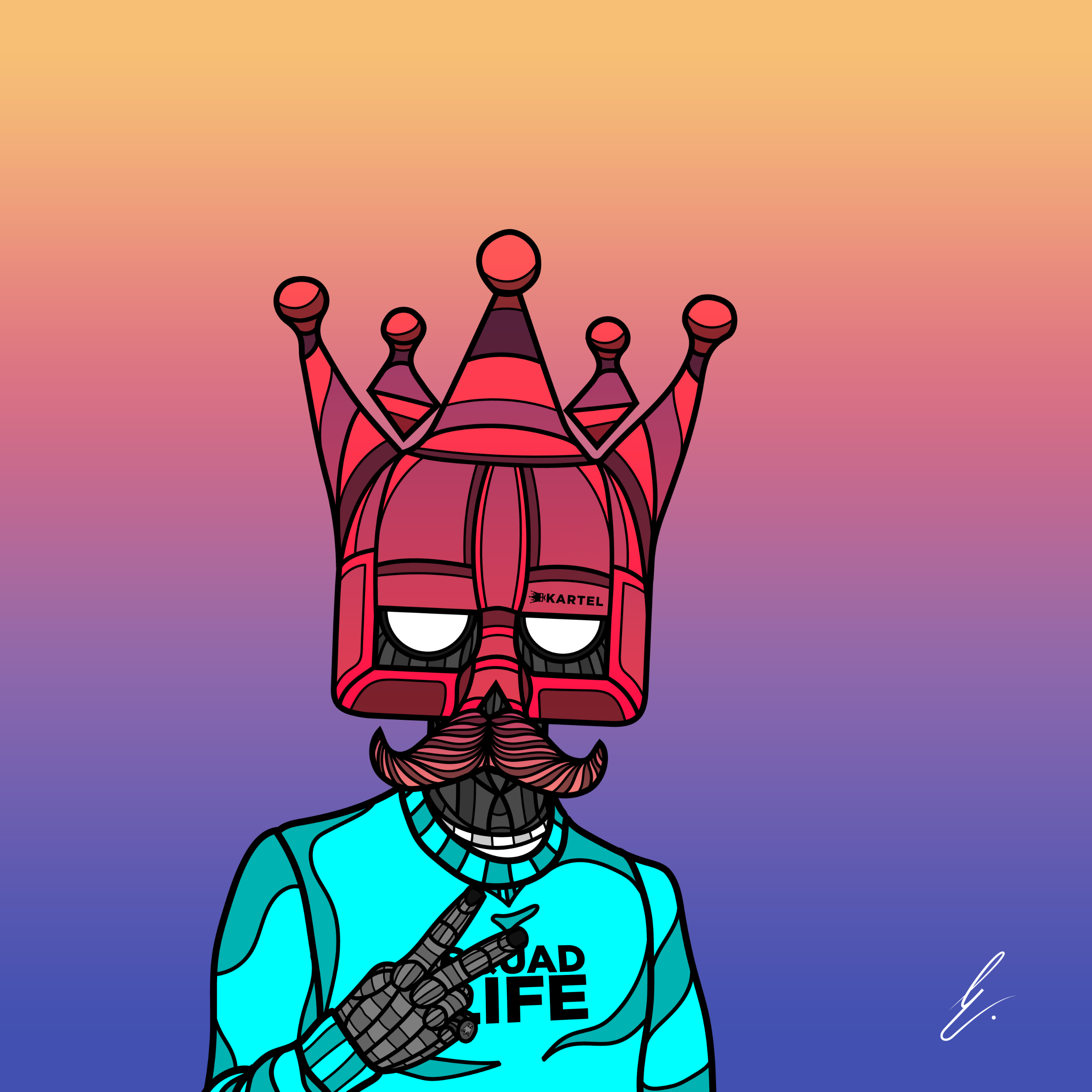 B-KARTEL: SQUADDIES #2014 NFT on Algorand