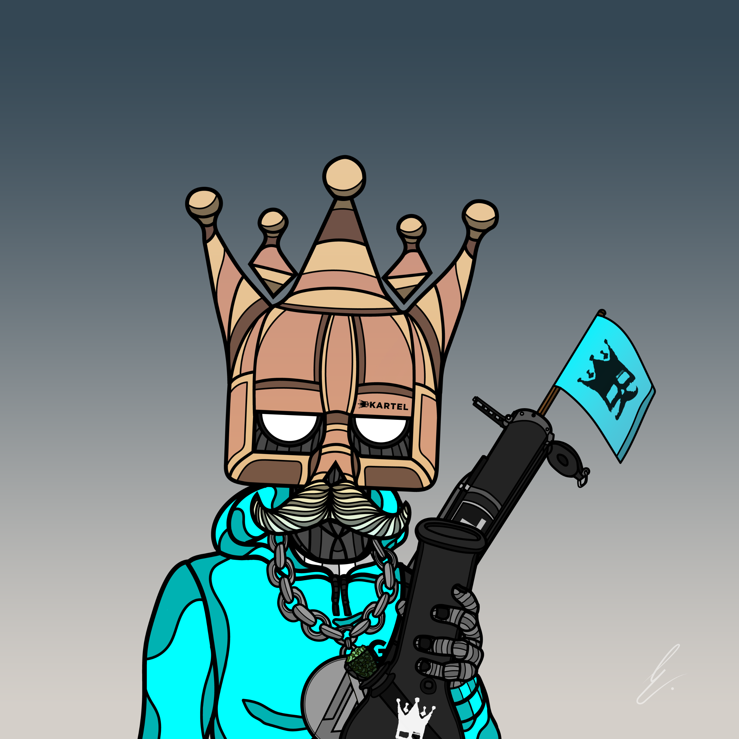 B-KARTEL: SQUADDIES #2016 NFT on Algorand