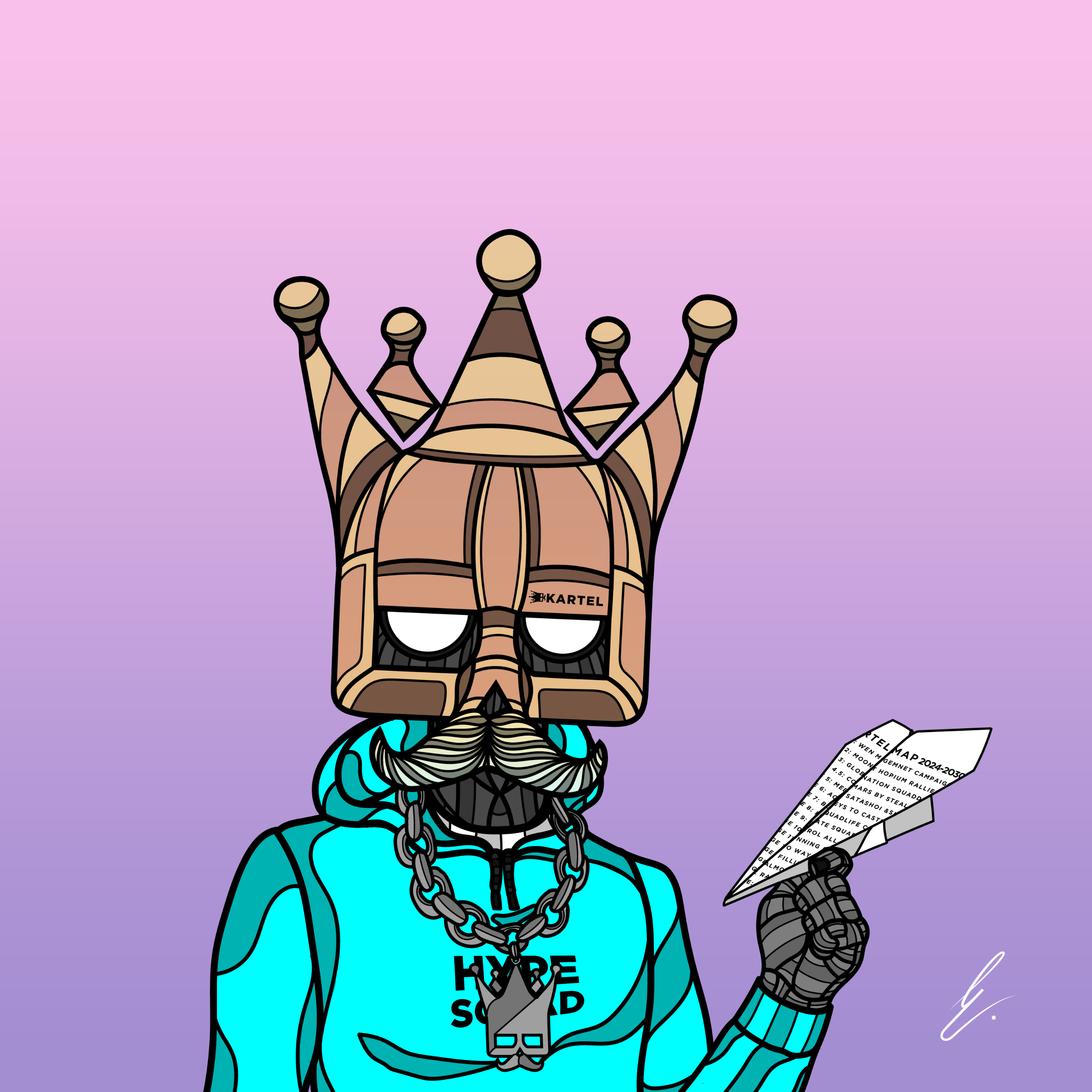 B-KARTEL: SQUADDIES #2018 NFT on Algorand