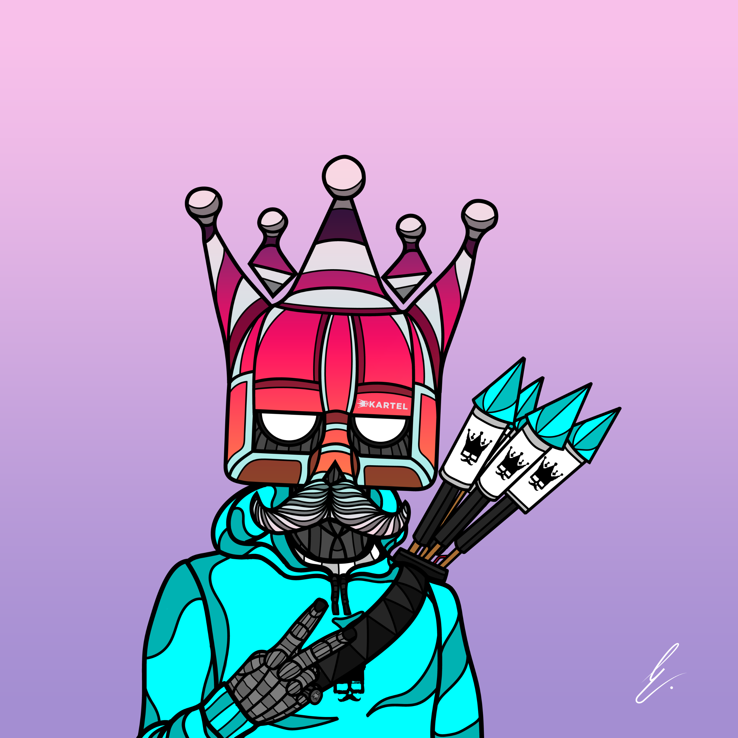 B-KARTEL: SQUADDIES #2038 NFT on Algorand