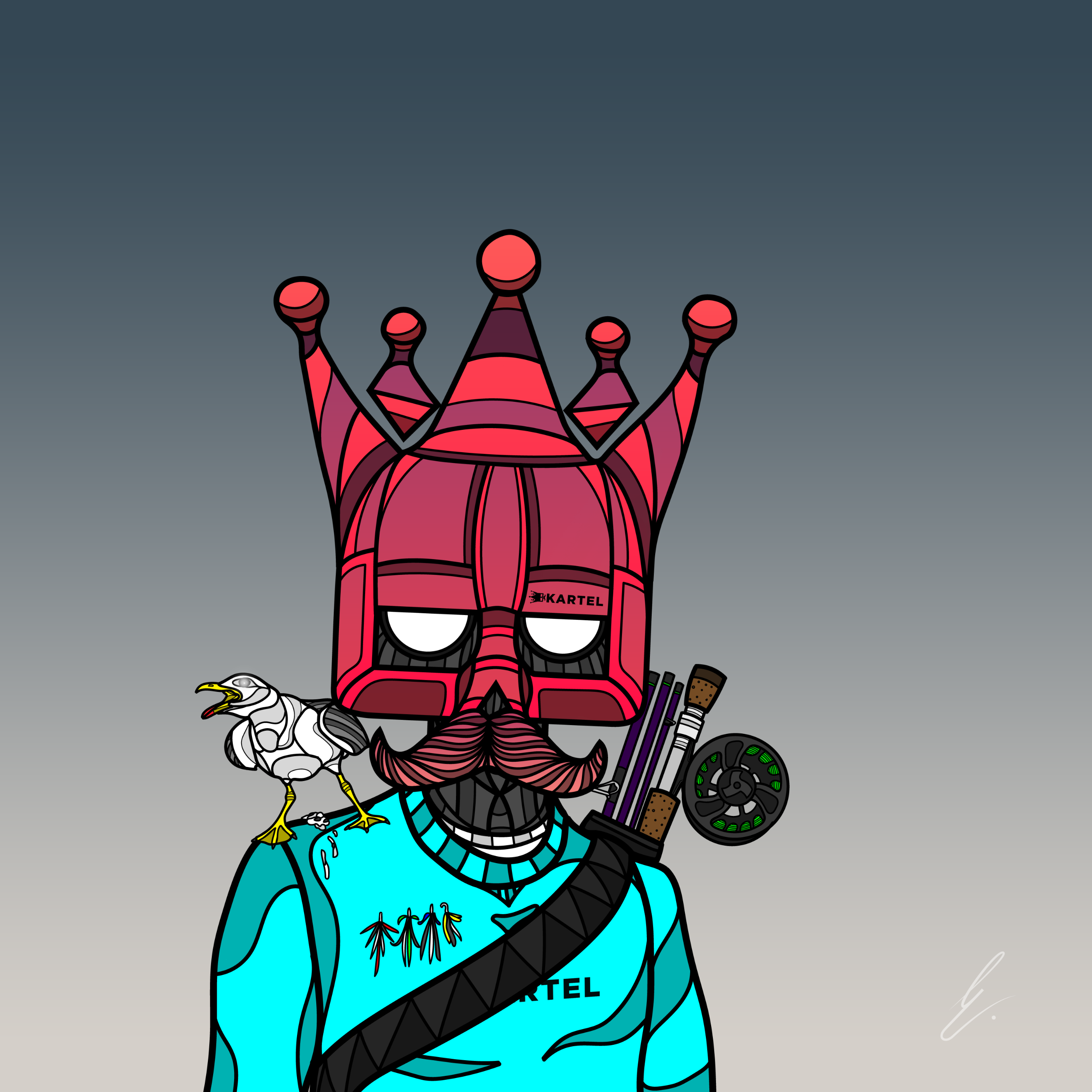 B-KARTEL: SQUADDIES #2044 NFT on Algorand