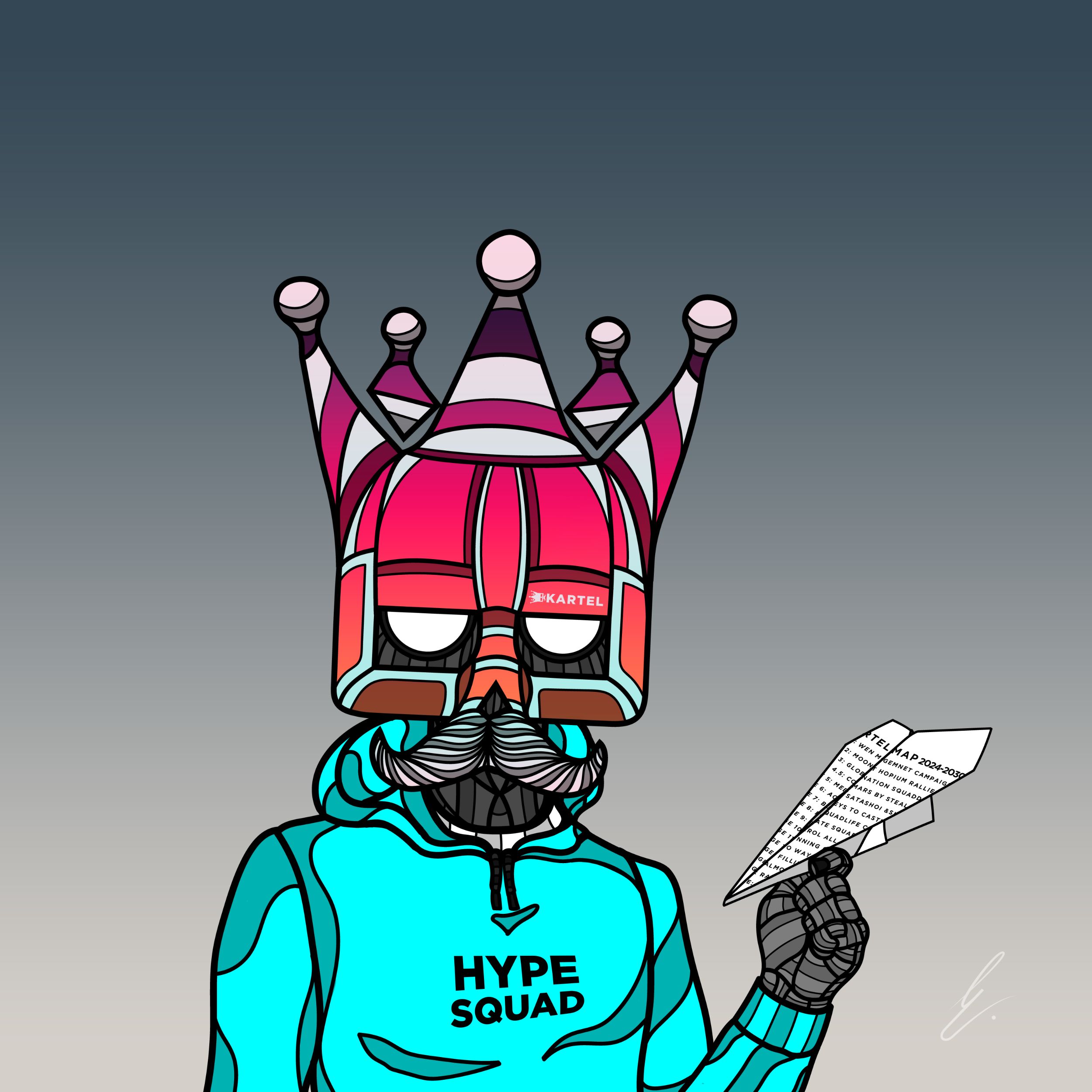 B-KARTEL: SQUADDIES #2054 NFT on Algorand