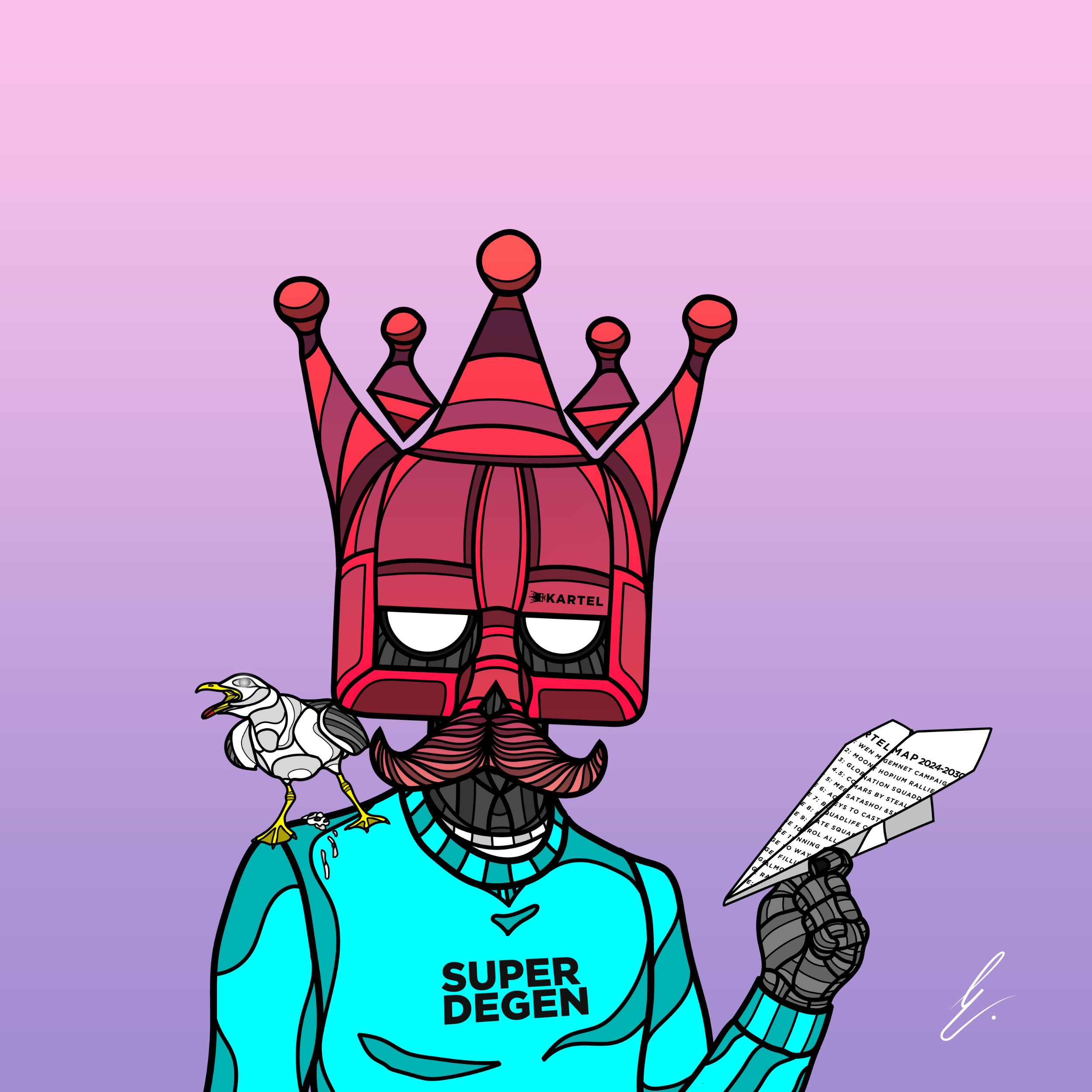 B-KARTEL: SQUADDIES #2062 NFT on Algorand