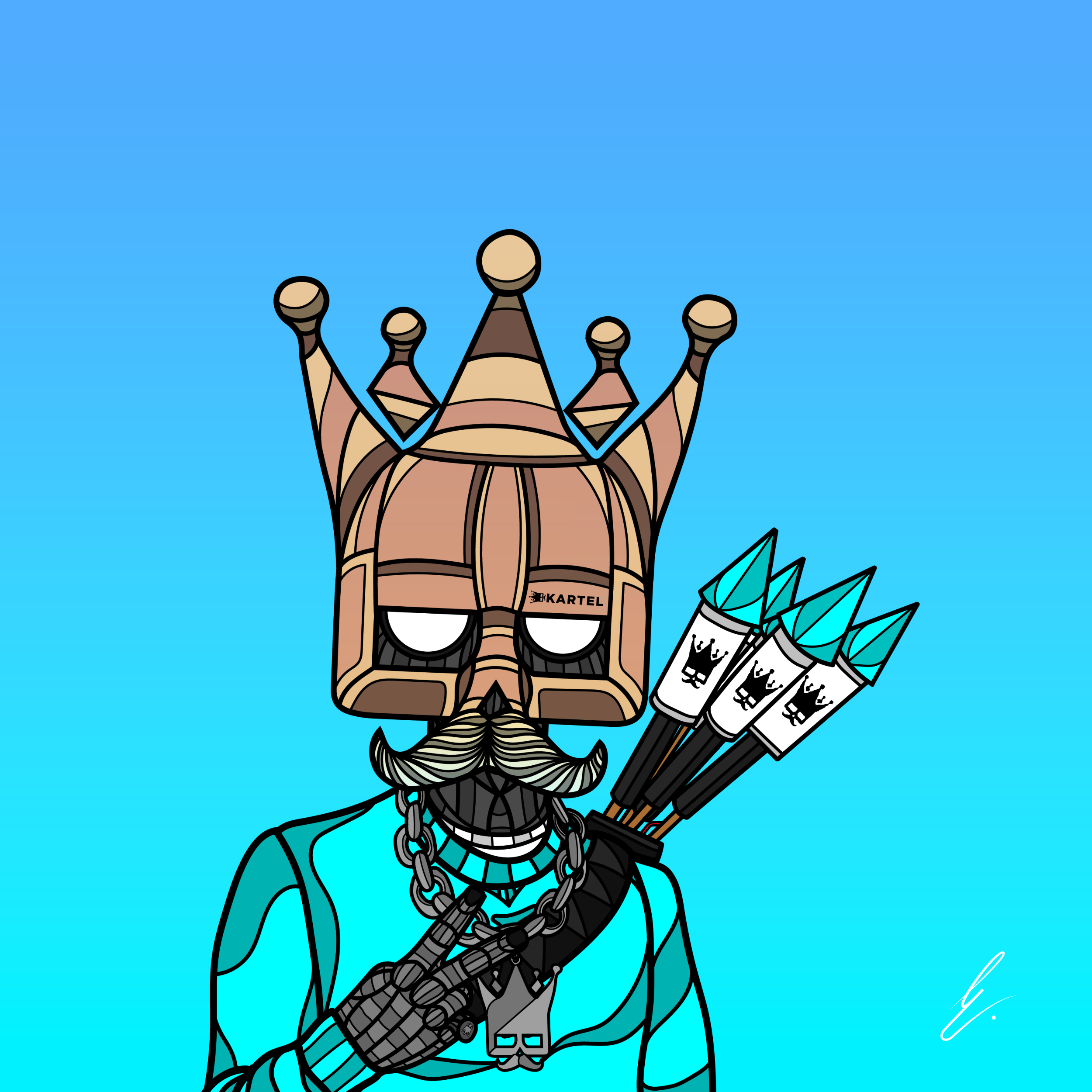 B-KARTEL: SQUADDIES #2073 NFT on Algorand