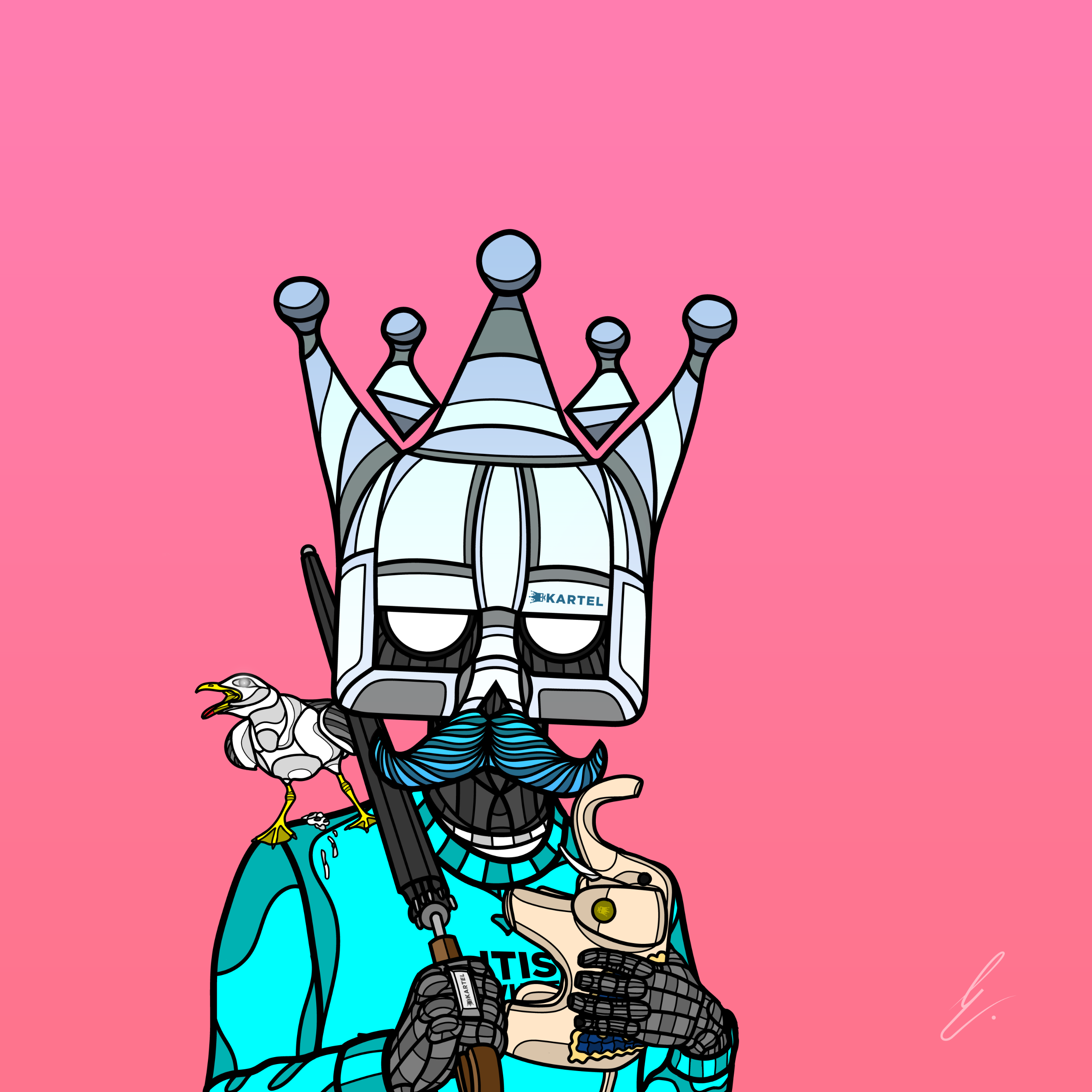 B-KARTEL: SQUADDIES #2075 NFT on Algorand