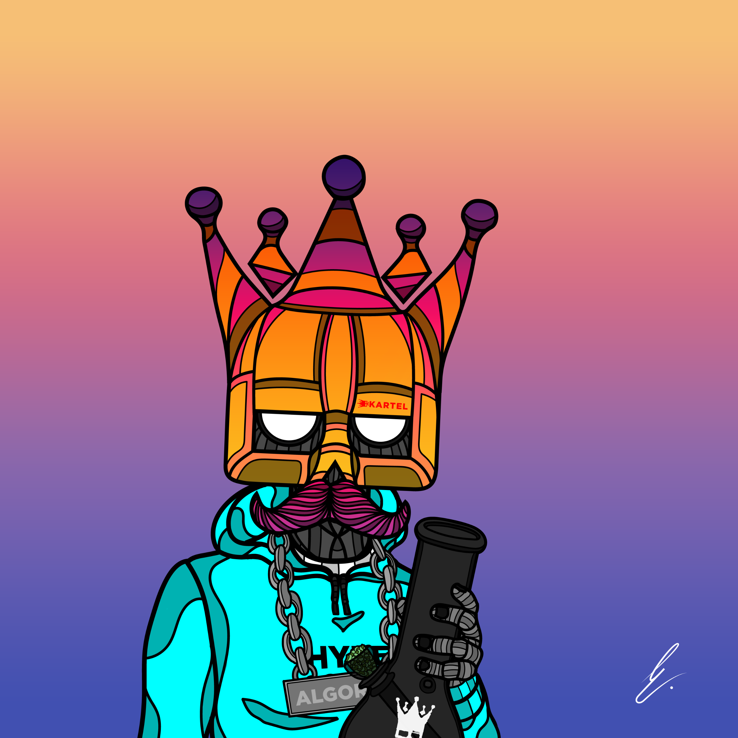 B-KARTEL: SQUADDIES #2078 NFT on Algorand