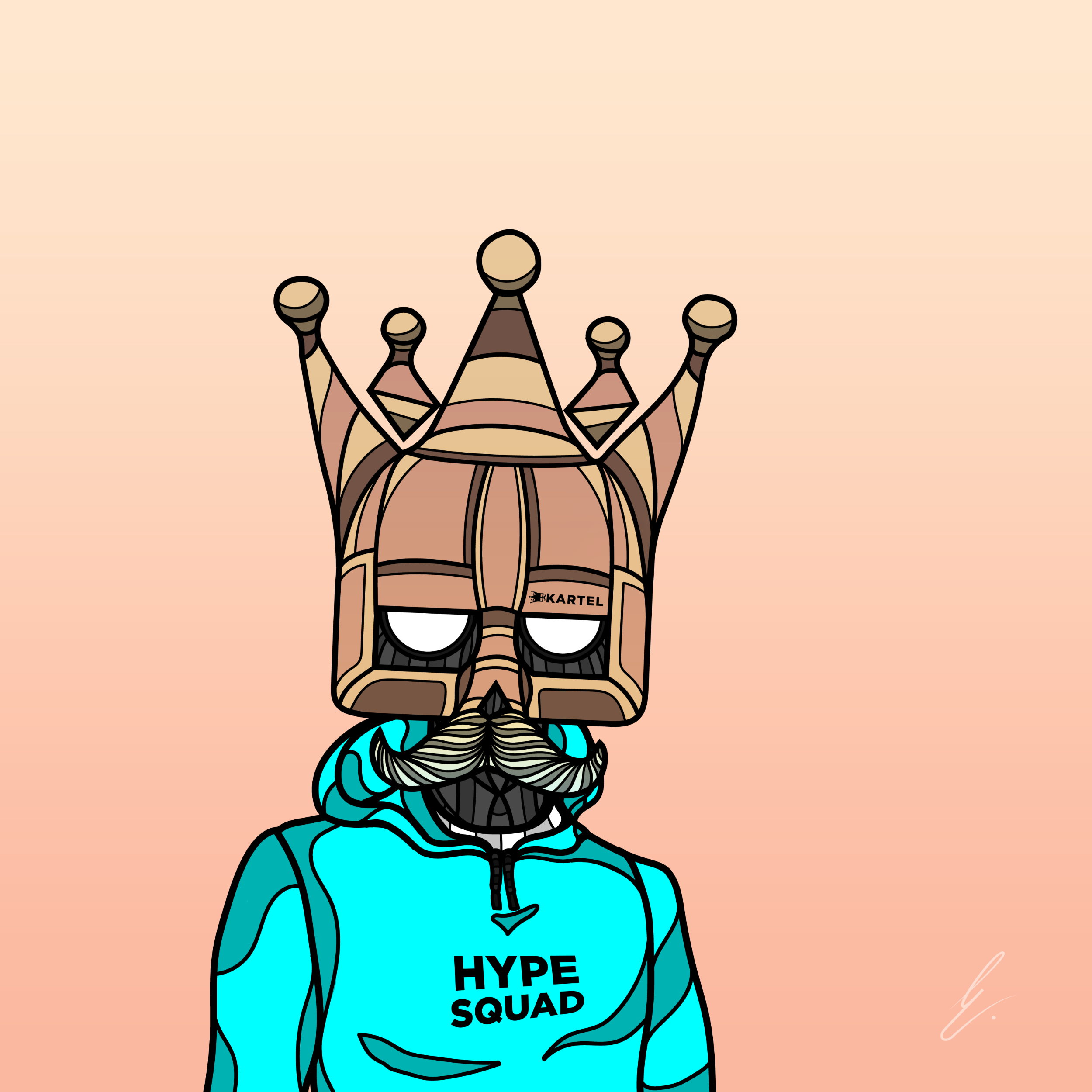 B-KARTEL: SQUADDIES #2082 NFT on Algorand