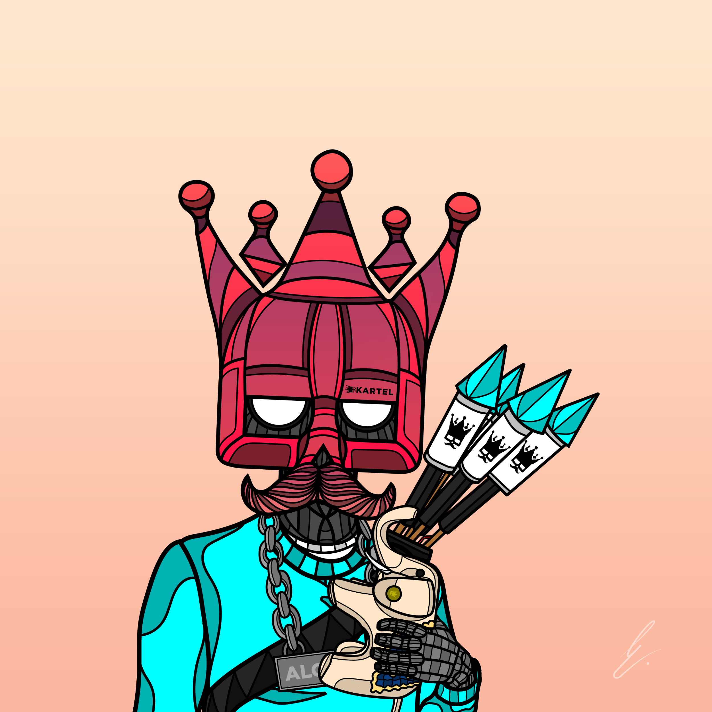 B-KARTEL: SQUADDIES #2085 NFT on Algorand