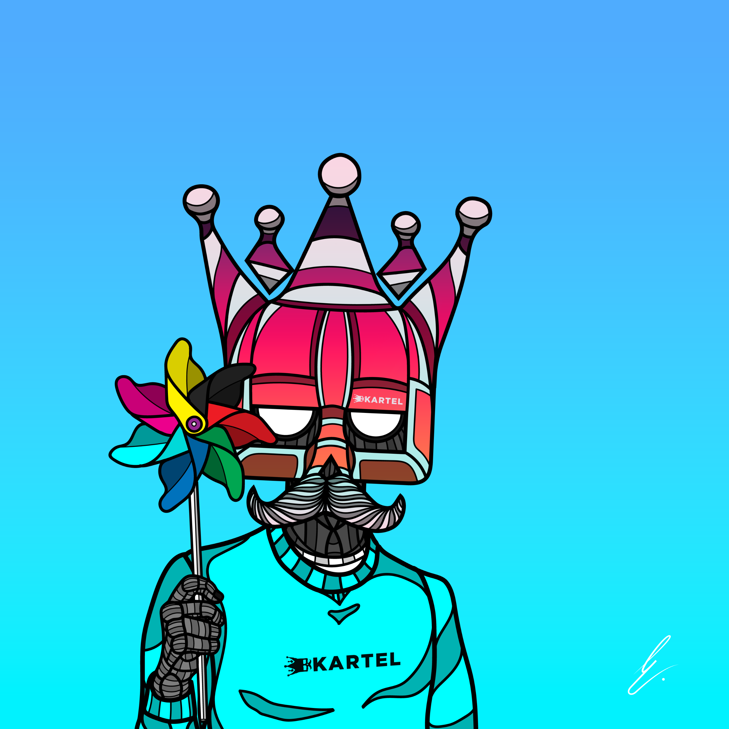 B-KARTEL: SQUADDIES #2086 NFT on Algorand