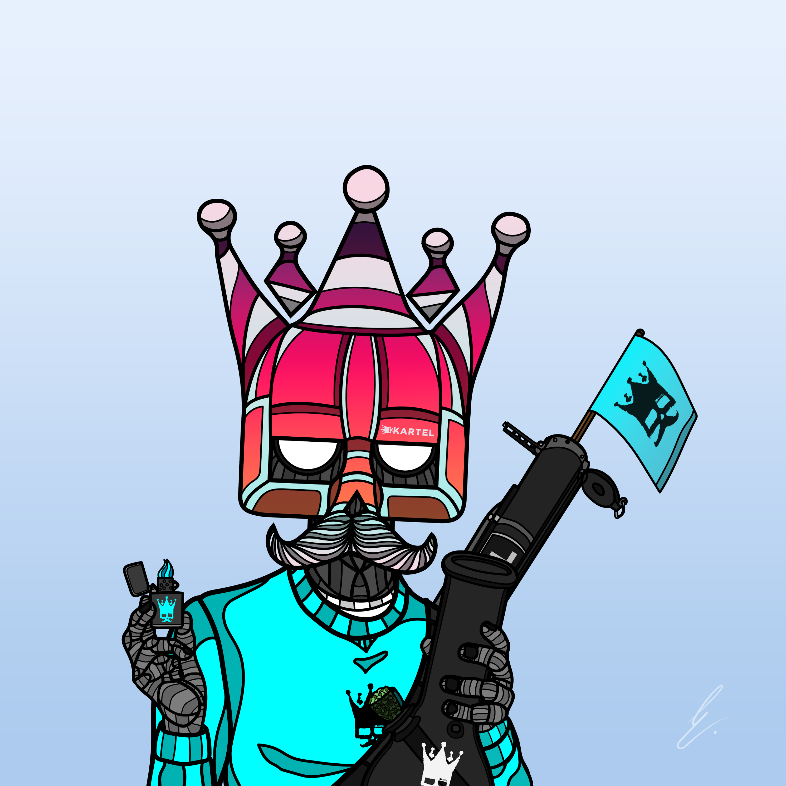 B-KARTEL: SQUADDIES #2093 NFT on Algorand