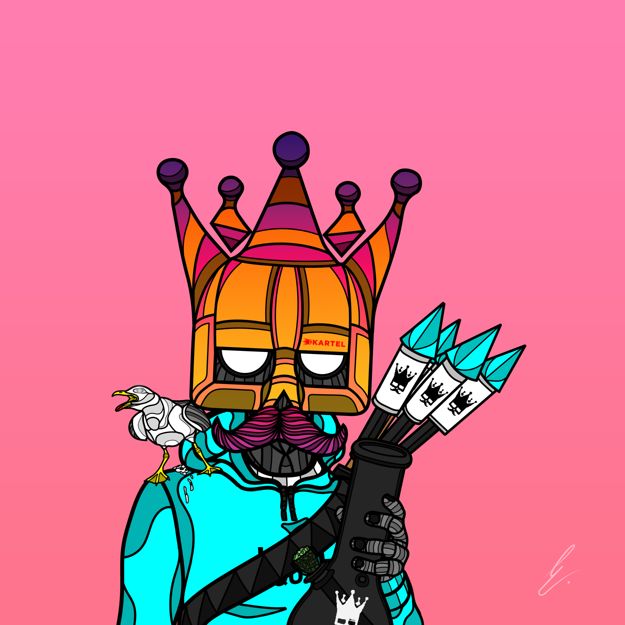 B-KARTEL: SQUADDIES #2095 NFT on Algorand