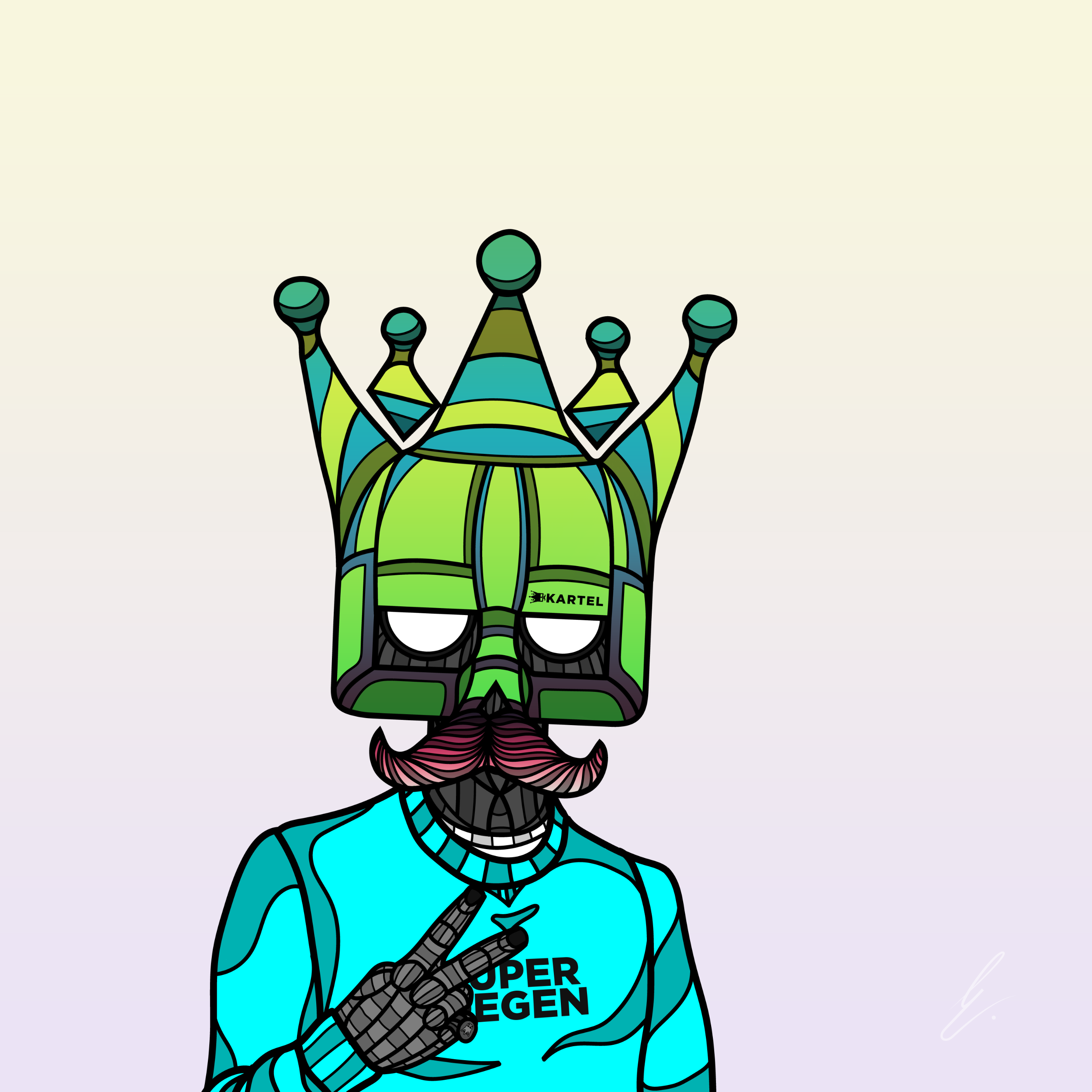 B-KARTEL: SQUADDIES #2096 NFT on Algorand