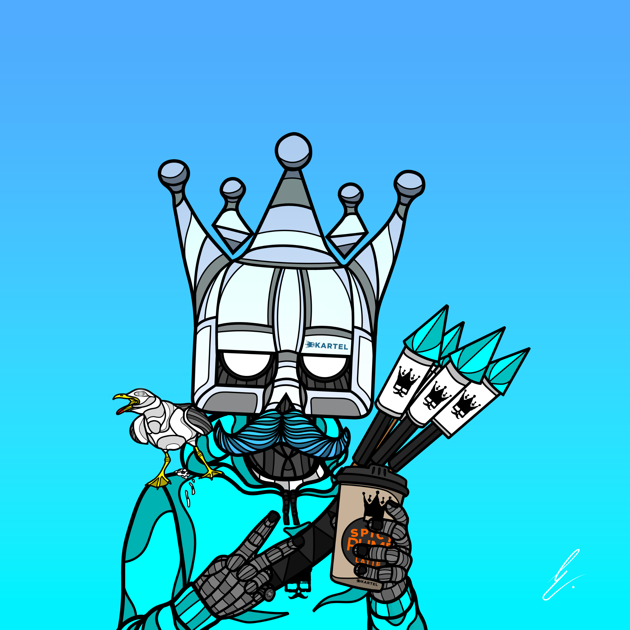 B-KARTEL: SQUADDIES #2105 NFT on Algorand