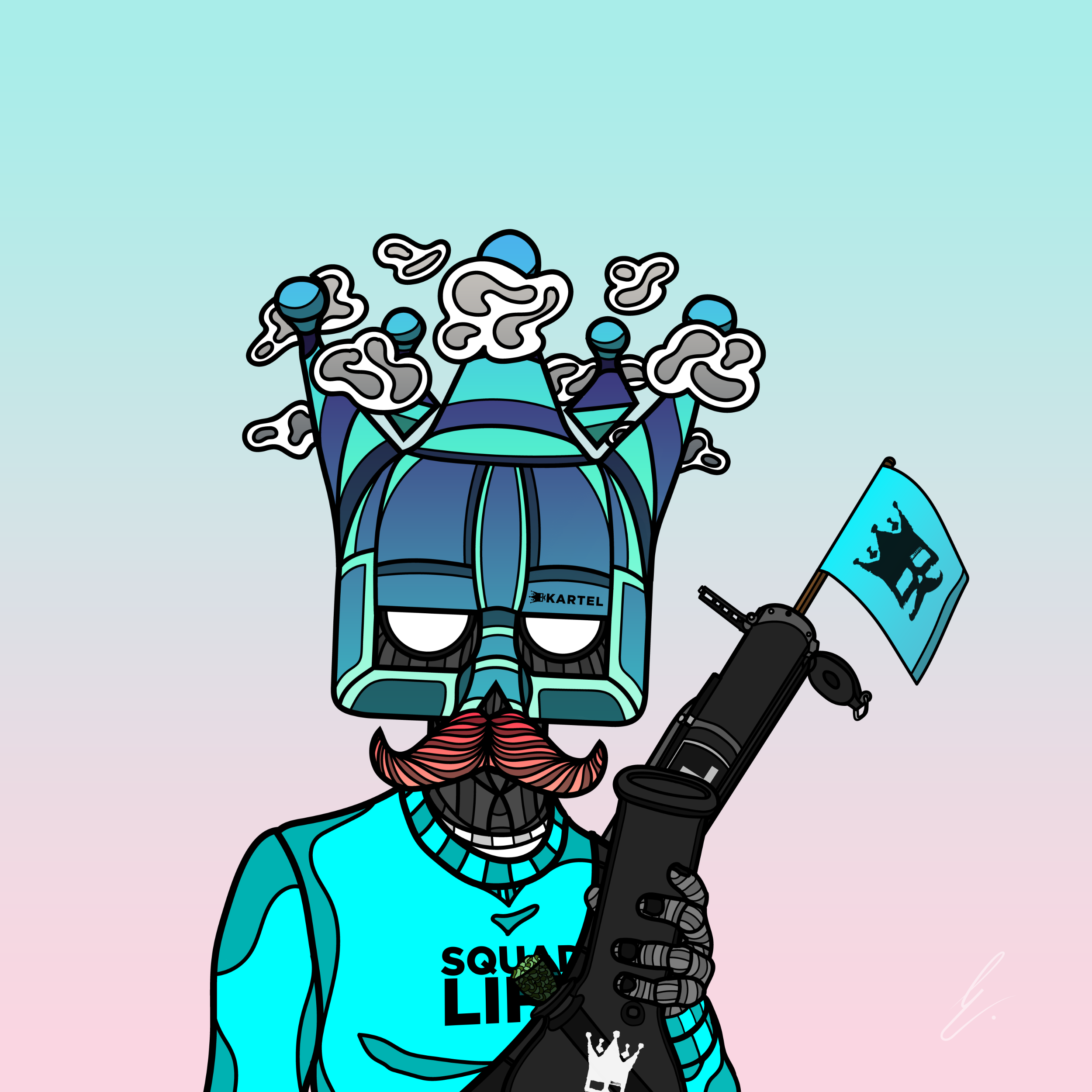 B-KARTEL: SQUADDIES #2106 NFT on Algorand