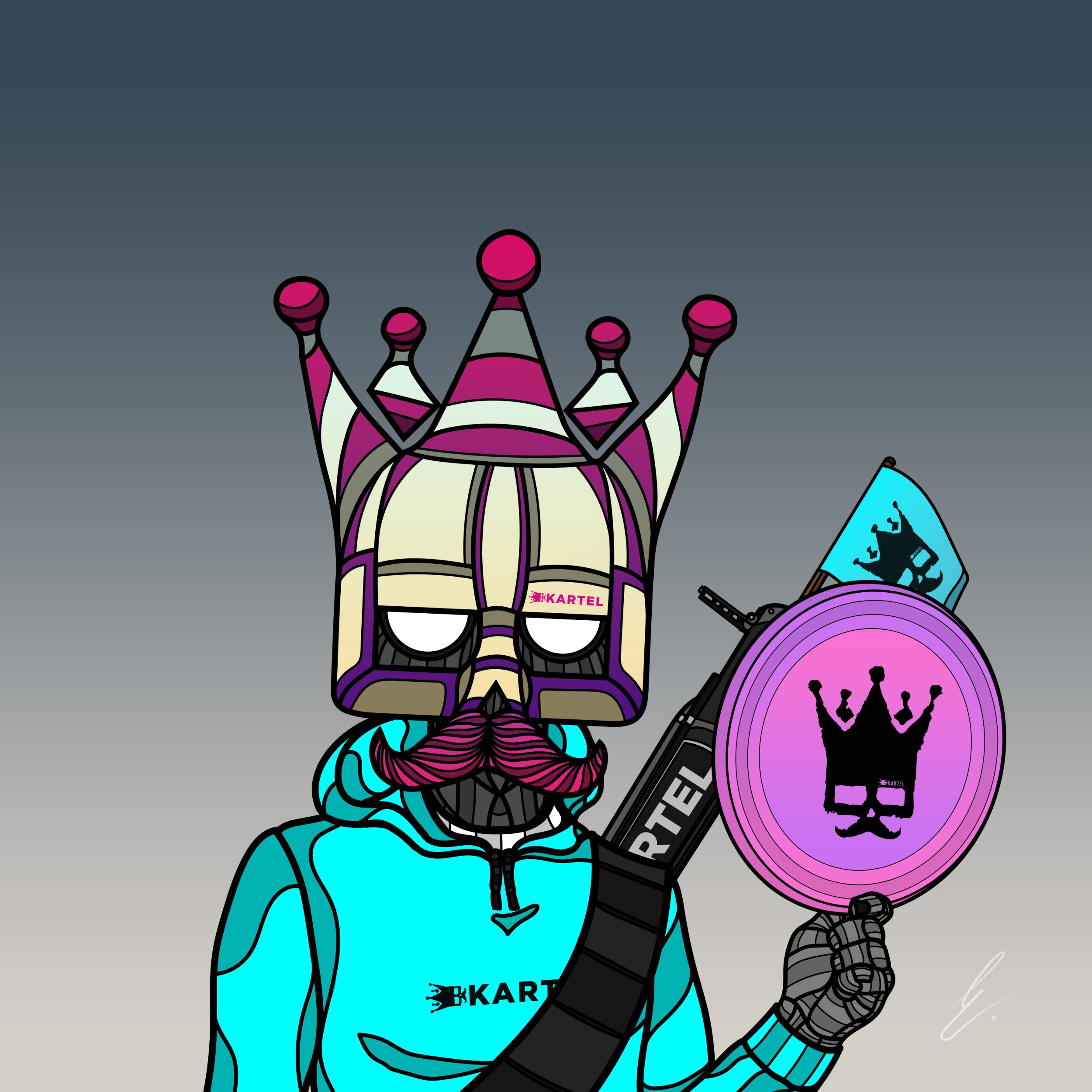 B-KARTEL: SQUADDIES #2130 NFT on Algorand