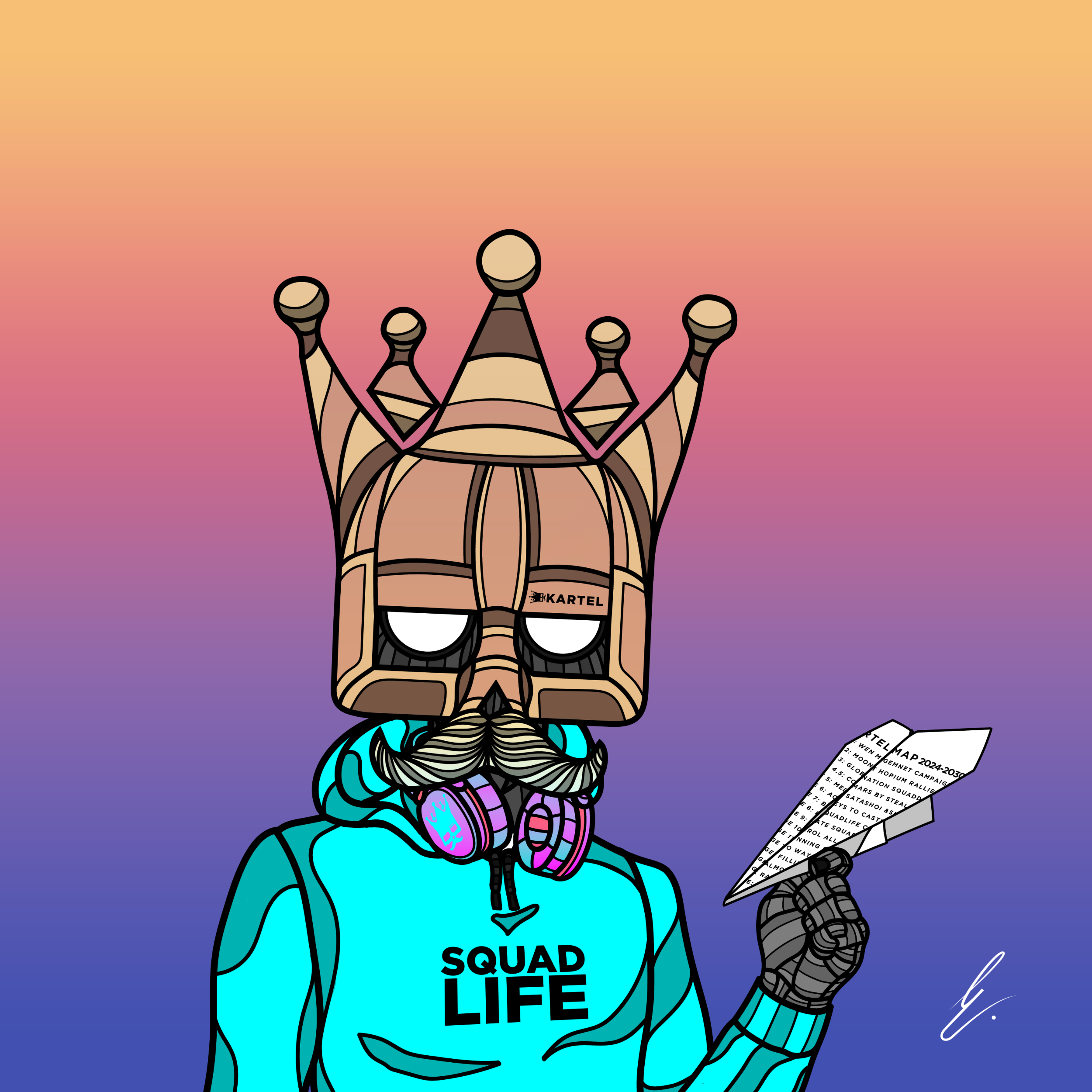 B-KARTEL: SQUADDIES #2143 NFT on Algorand