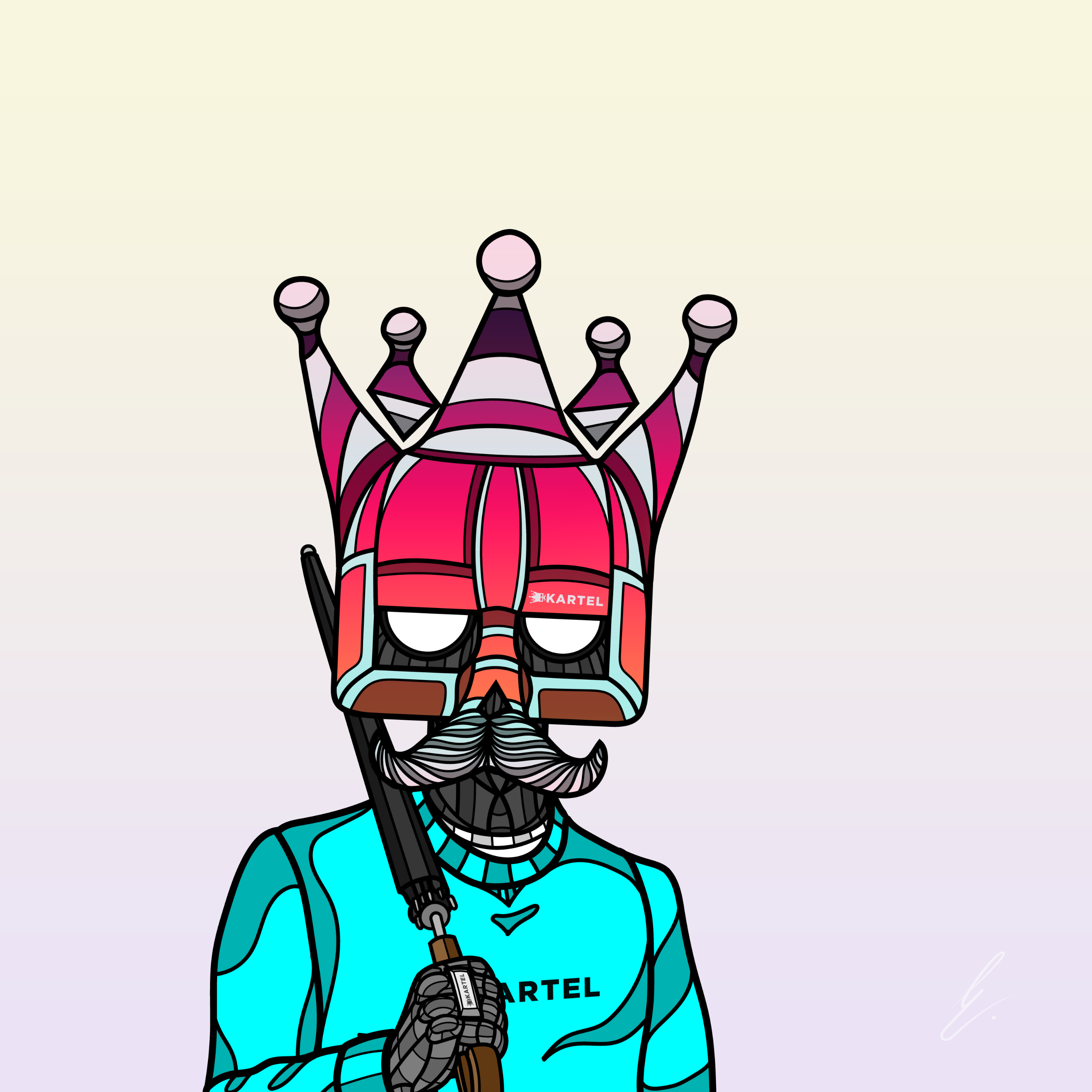 B-KARTEL: SQUADDIES #2155 NFT on Algorand