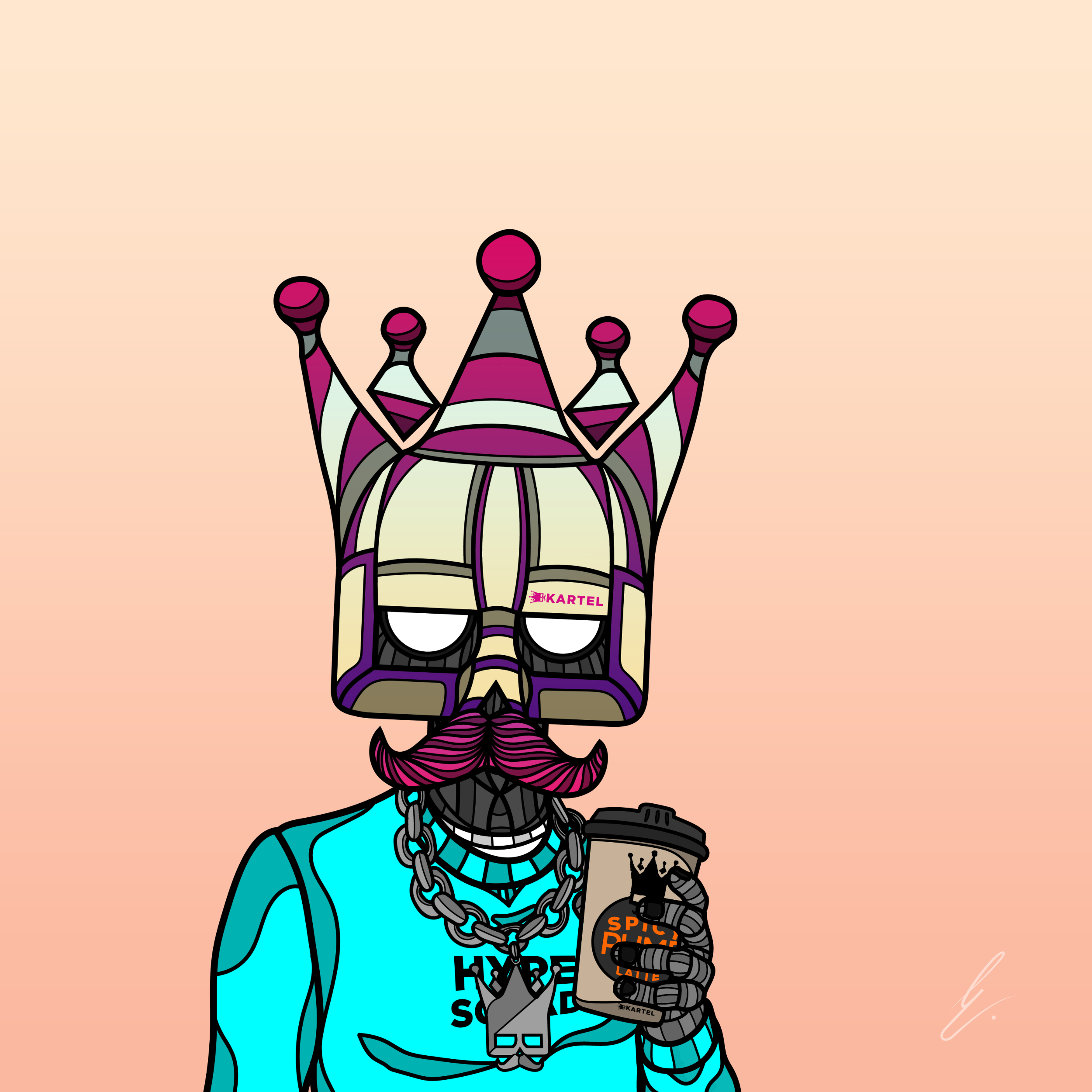 B-KARTEL: SQUADDIES #2157 NFT on Algorand