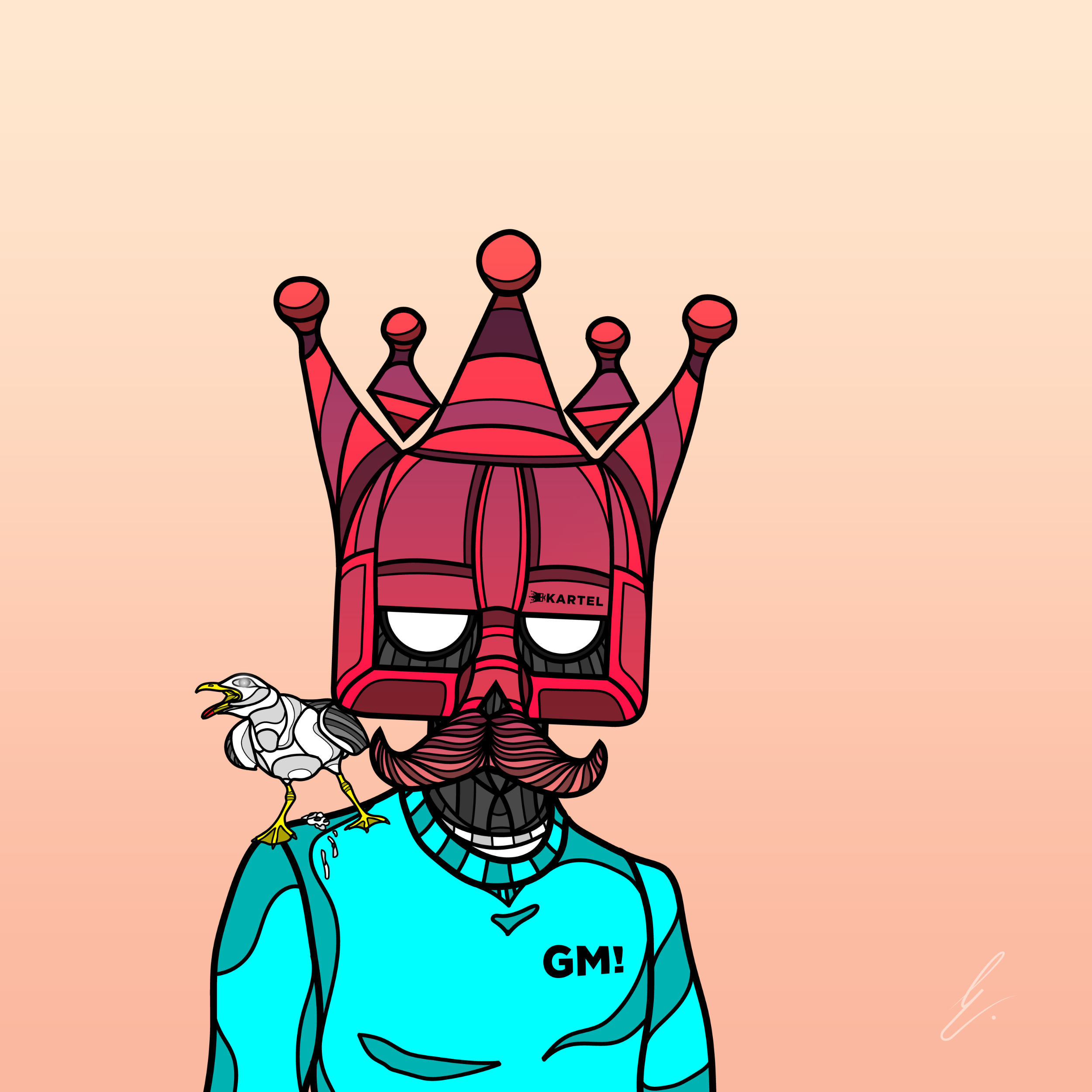 B-KARTEL: SQUADDIES #2161 NFT on Algorand