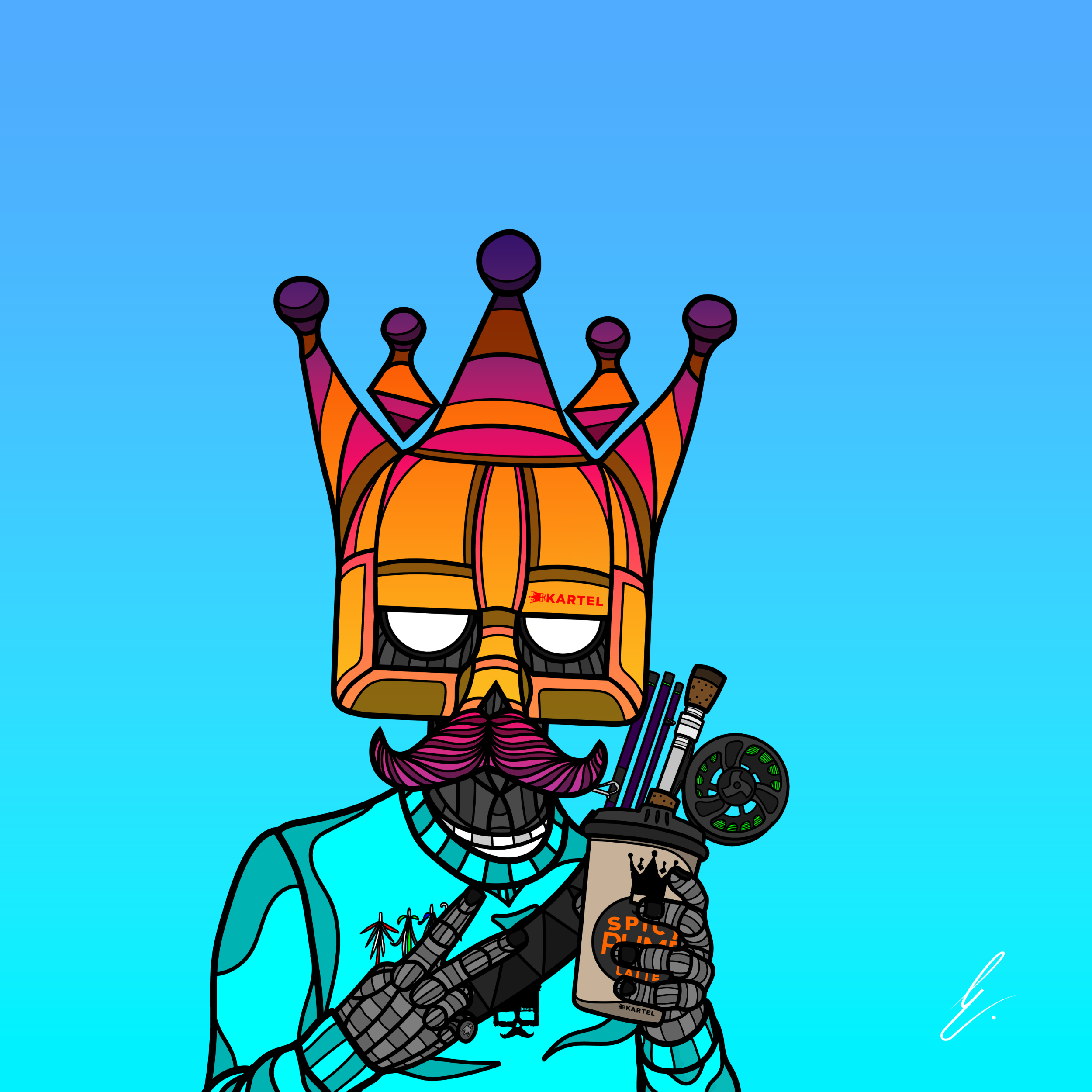 B-KARTEL: SQUADDIES #2184 NFT on Algorand